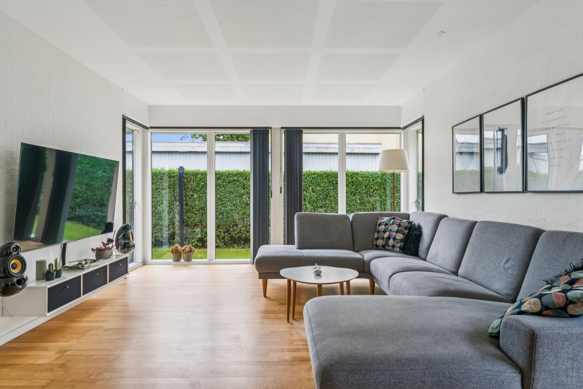 Fremhævet stue billede i fuldskærmstilstand. Billede af Overvænget 26B, 8920 Randers NV