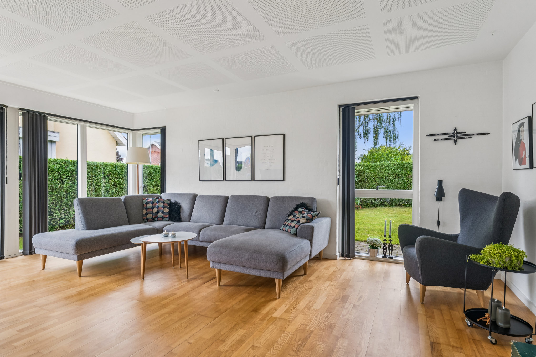 Fremhævet stue billede i fuldskærmstilstand. Billede af Overvænget 26B, 8920 Randers NV