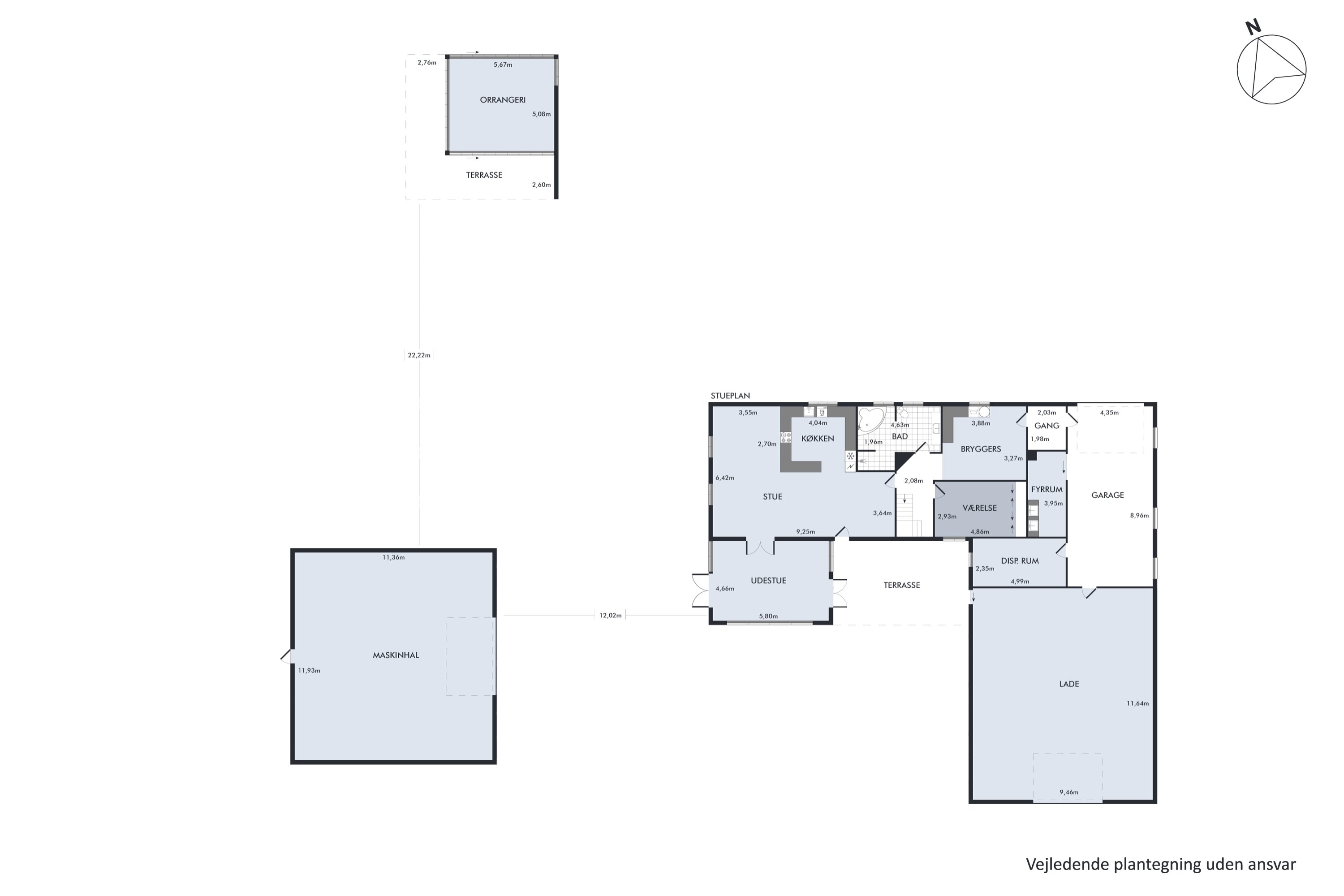 Plantegninger billede af Nørvej 32, V Hvidbjerg, 7960 Karby
