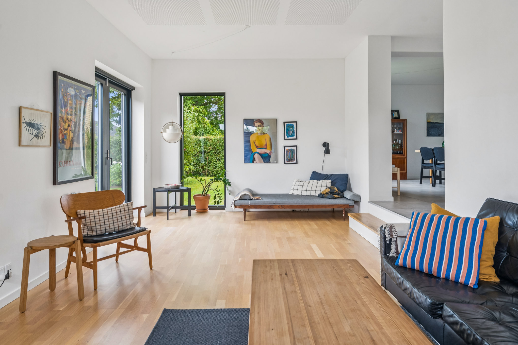 Fremhævet stue billede i fuldskærmstilstand. Billede af Lervangen 59, 8930 Randers NØ