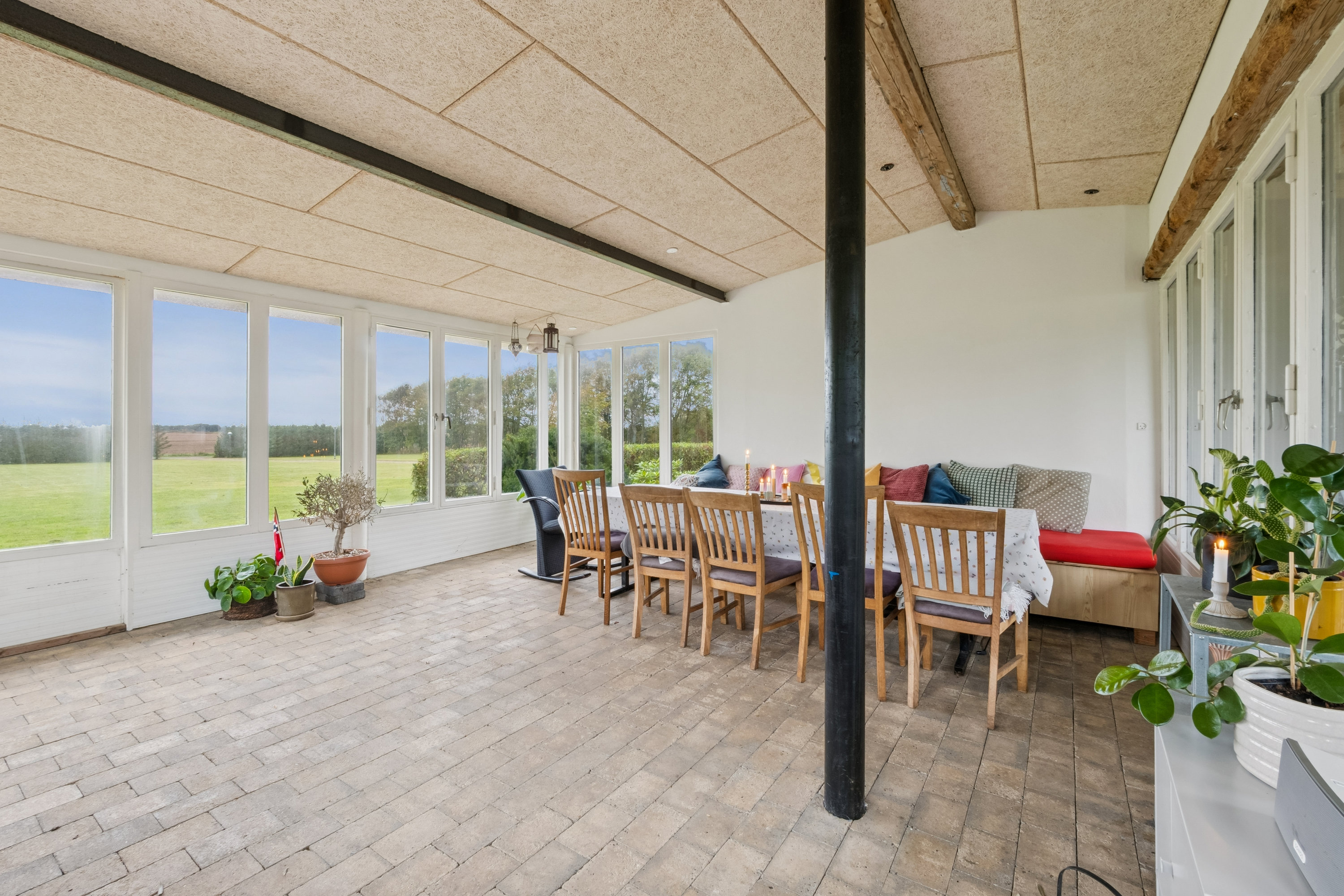 Fremhævet terrasse billede i fuldskærmstilstand. Billede af Nørvej 32, V Hvidbjerg, 7960 Karby