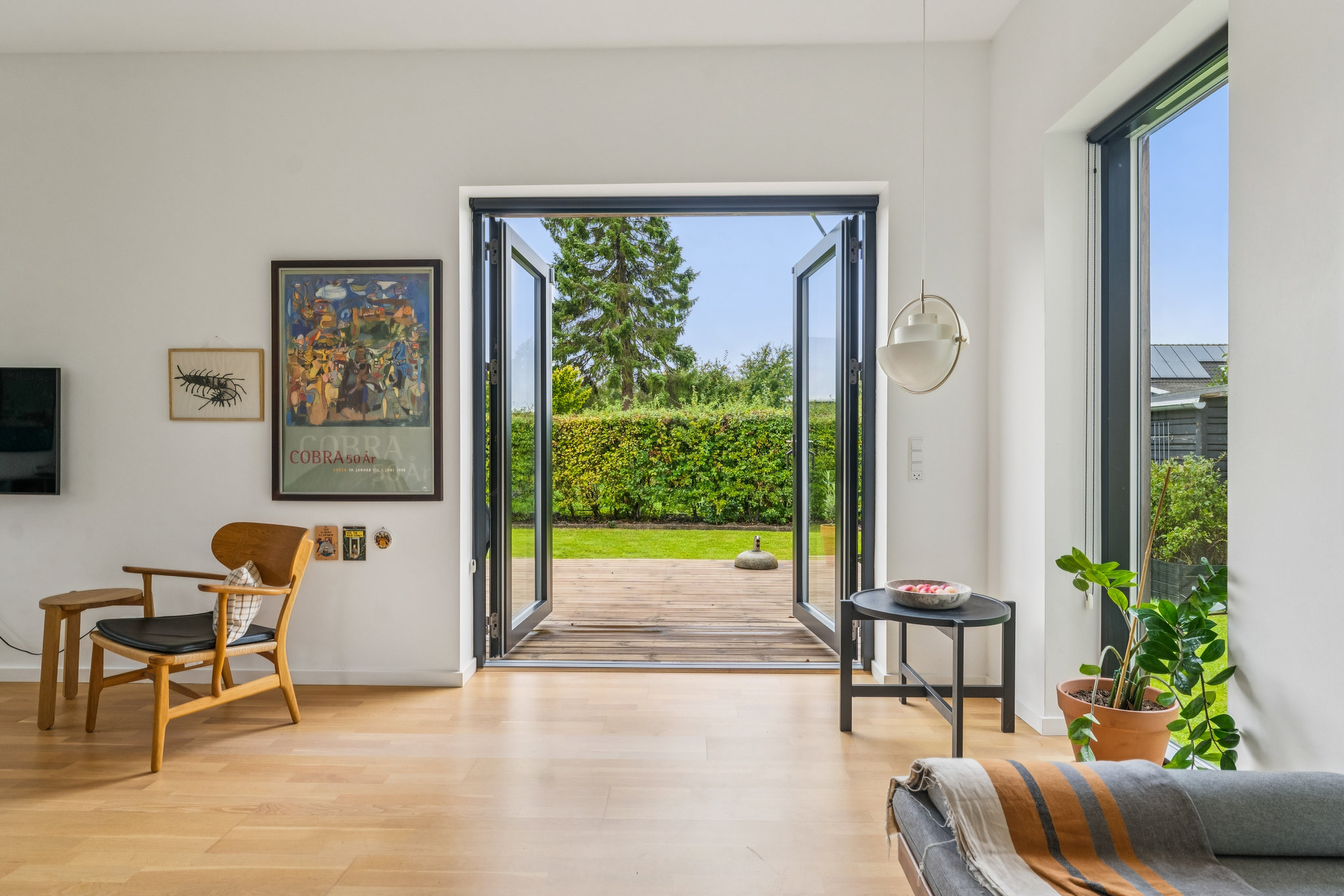 Fremhævet stue billede i fuldskærmstilstand. Billede af Lervangen 59, 8930 Randers NØ