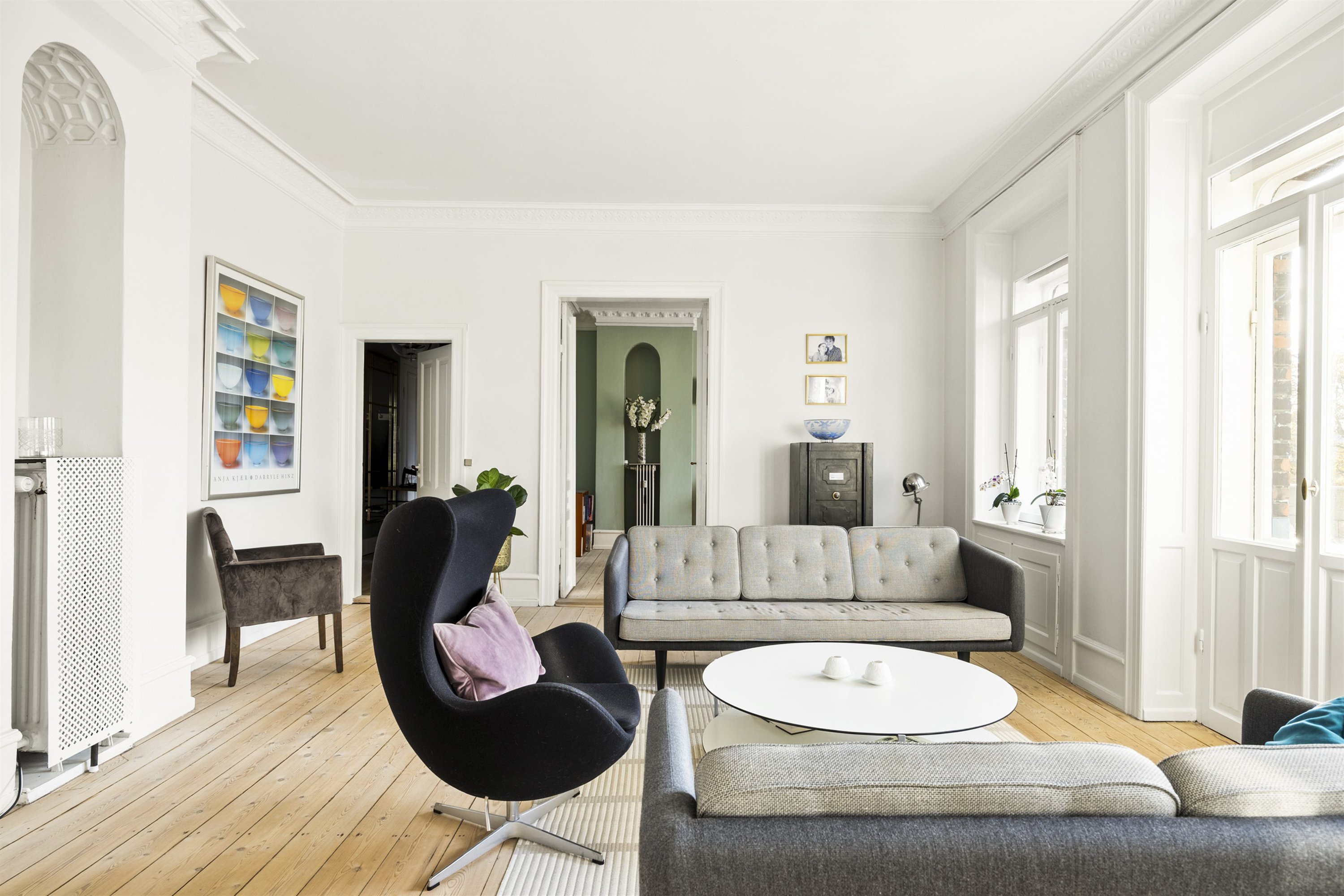 Fremhævet andet billede i fuldskærmstilstand. Billede af Øster Søgade 32, 2. th., 1357 København K