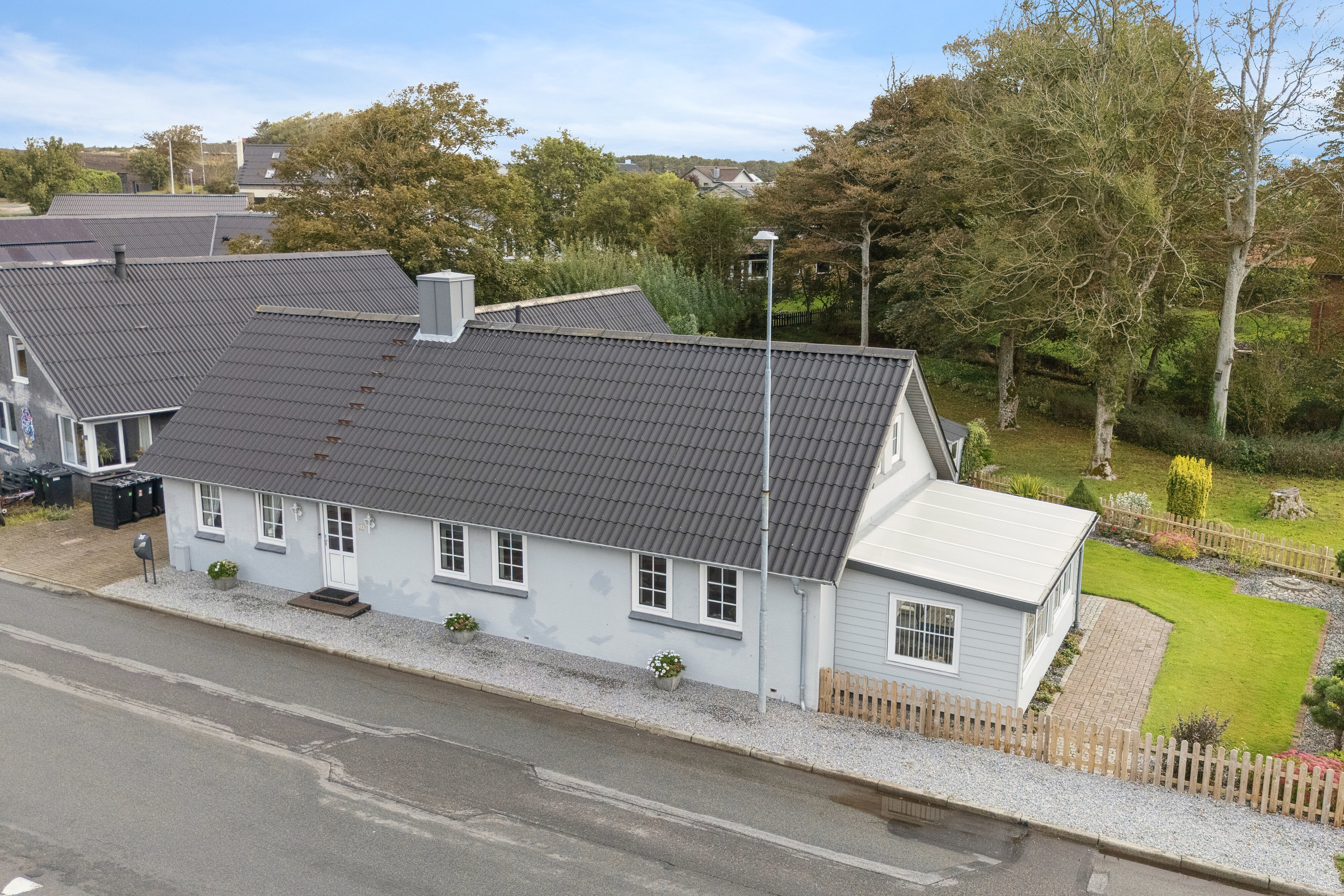 Fremhævet set fra vejen billede i fuldskærmstilstand. Billede af Holmevej 36, Nors, 7700 Thisted