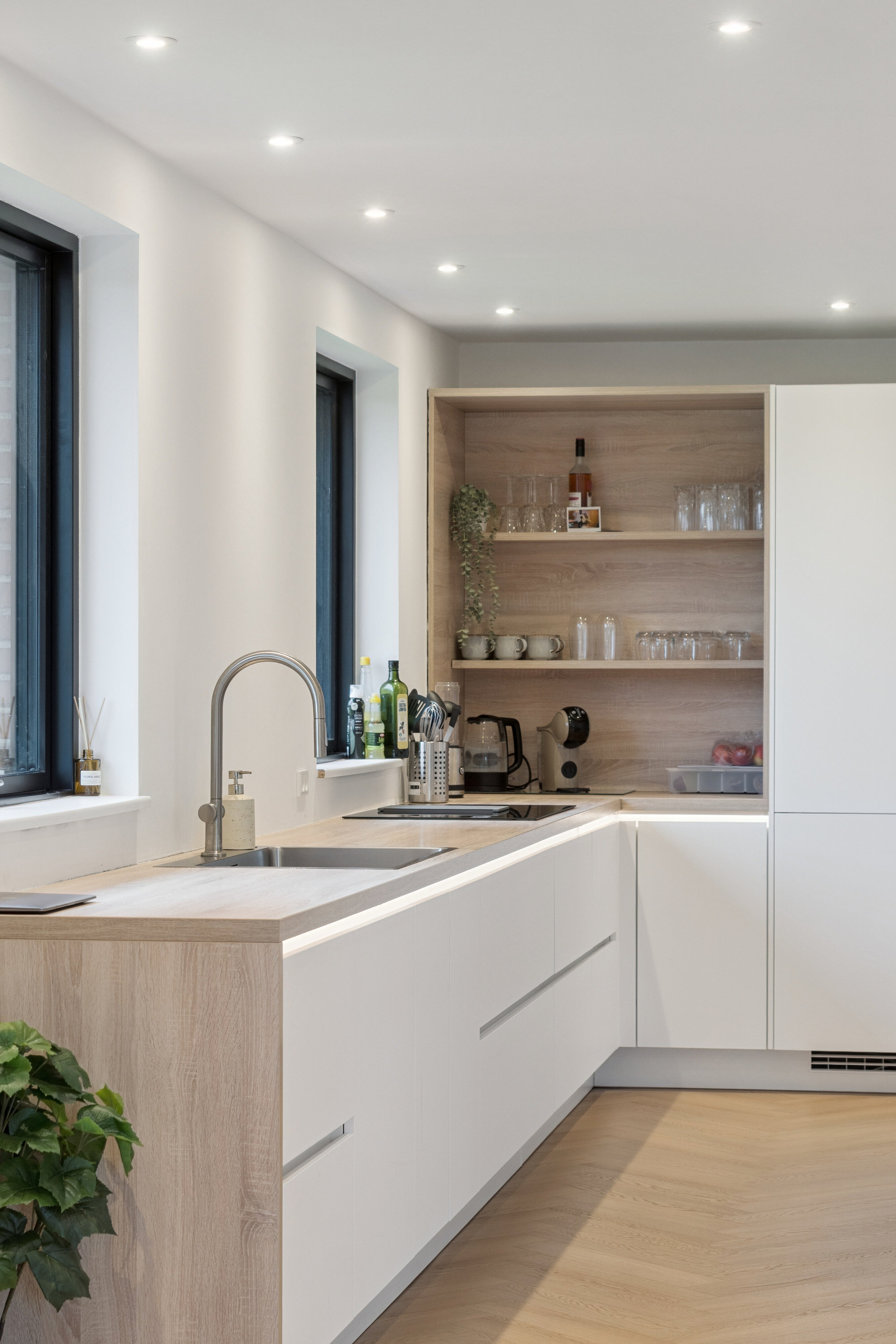 Fremhævet køkken/alrum billede i fuldskærmstilstand. Billede af Granitvej 33, Fensmark, 4684 Holmegaard