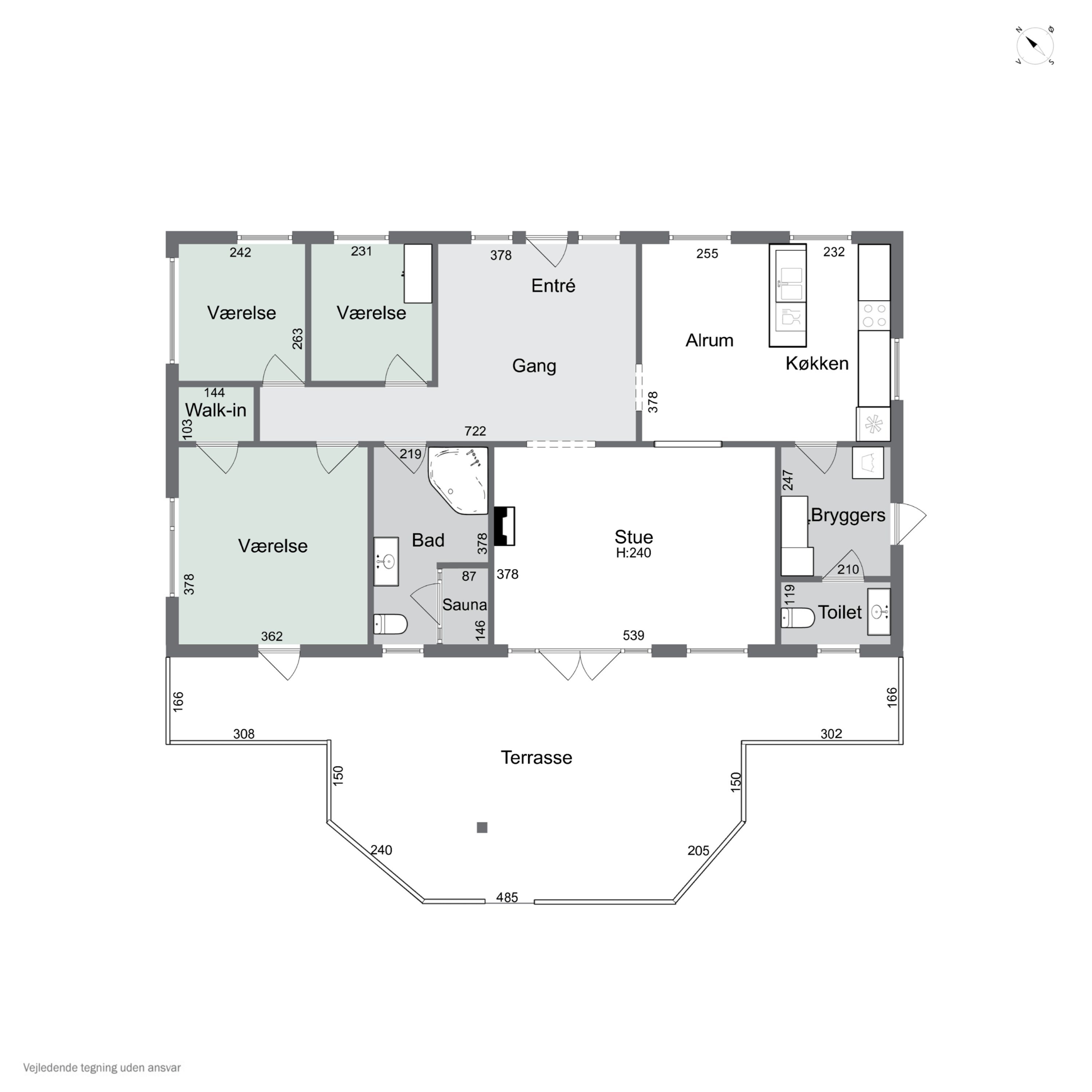 Plantegninger billede af Ørnevej 15, Yderby Lyng, 4583 Sjællands Odde