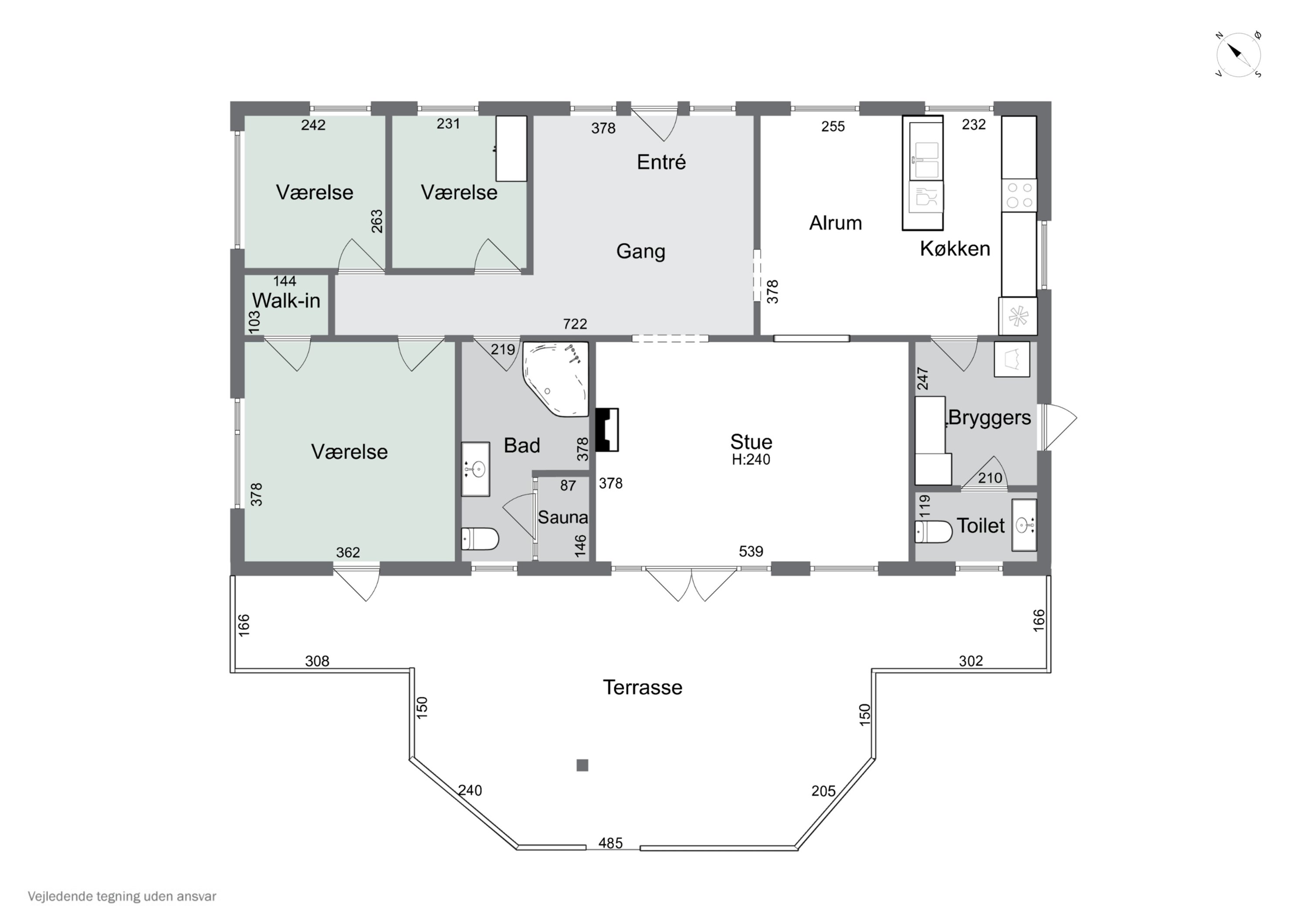 Plantegninger billede af Ørnevej 15, Yderby Lyng, 4583 Sjællands Odde