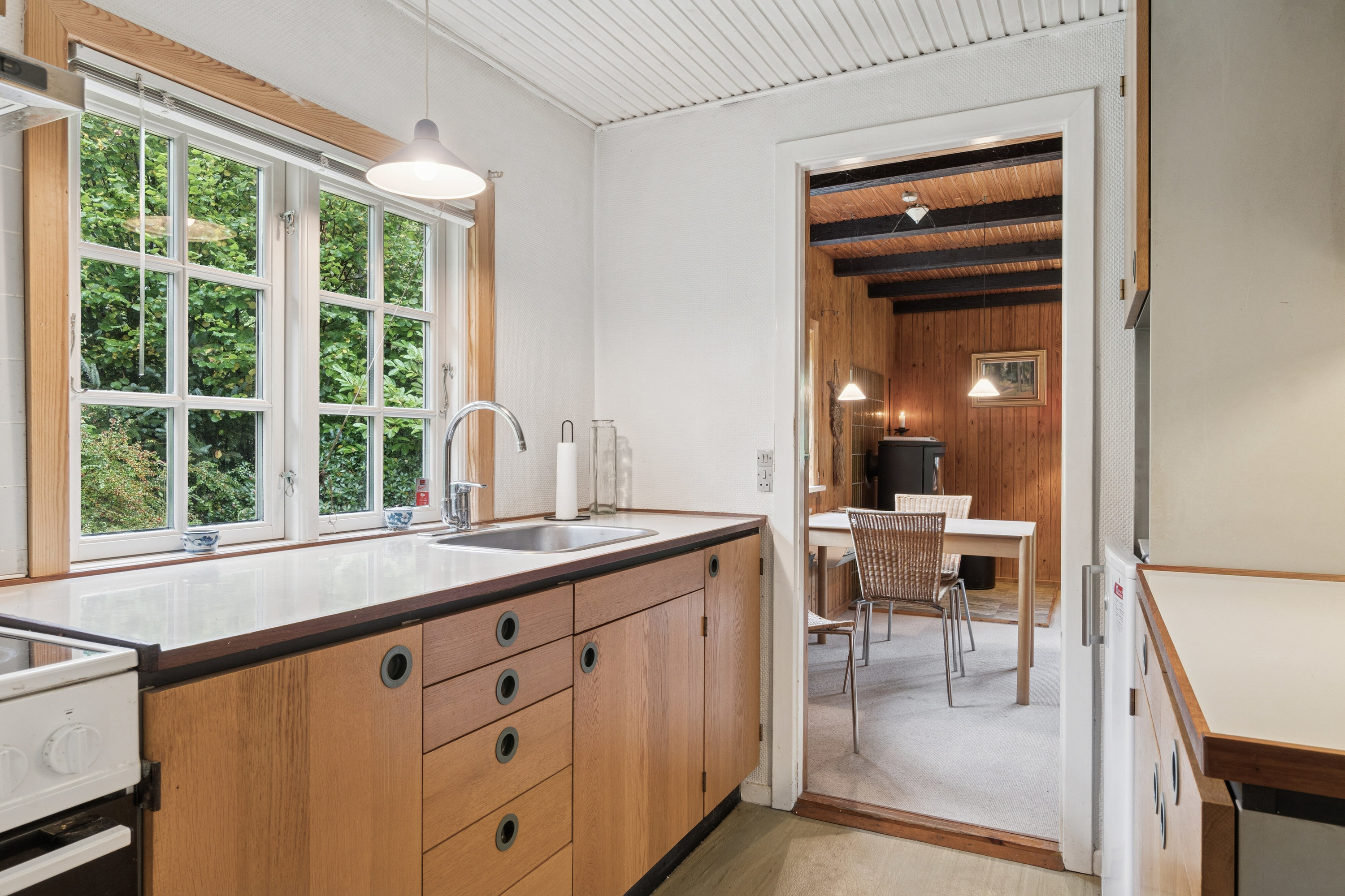 Fremhævet køkken billede i fuldskærmstilstand. Billede af Elvervangen 15, 4500 Nykøbing Sj