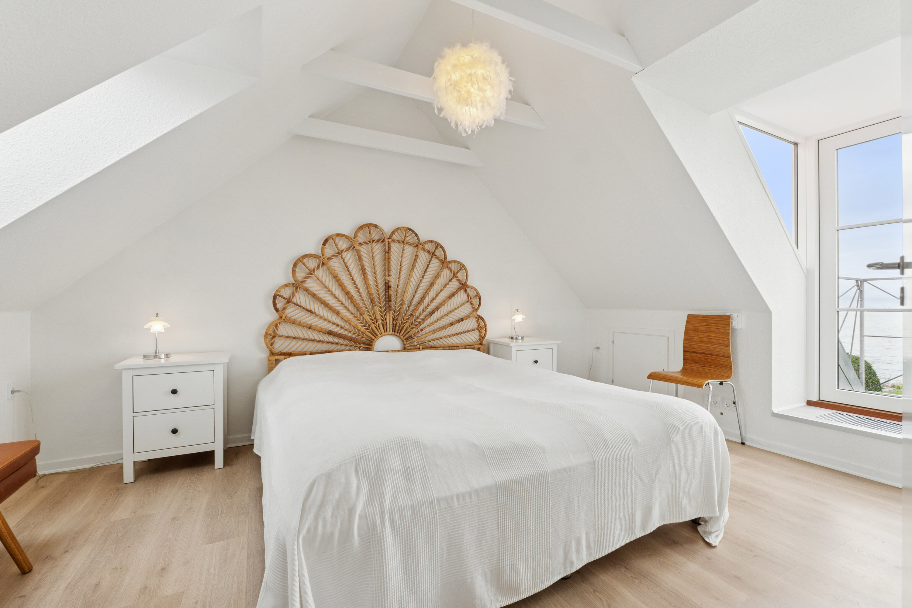 Fremhævet soveværelse billede i fuldskærmstilstand. Billede af Nordstrandsvej 3A, Lohals, 5953 Tranekær