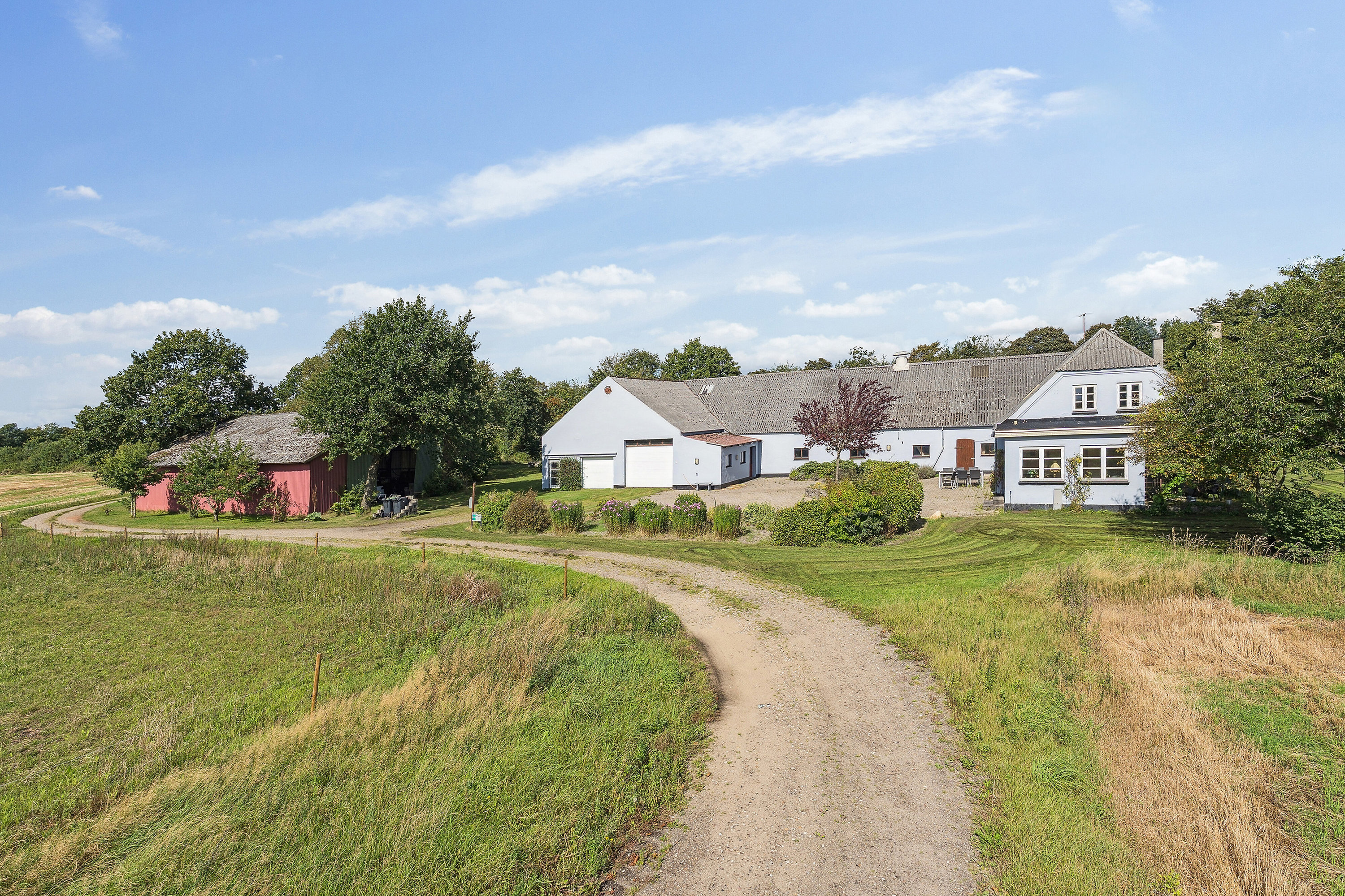 Fremhævet set fra vejen billede i fuldskærmstilstand. Billede af Malmkærvej 6, Dyringhave, 7361 Ejstrupholm