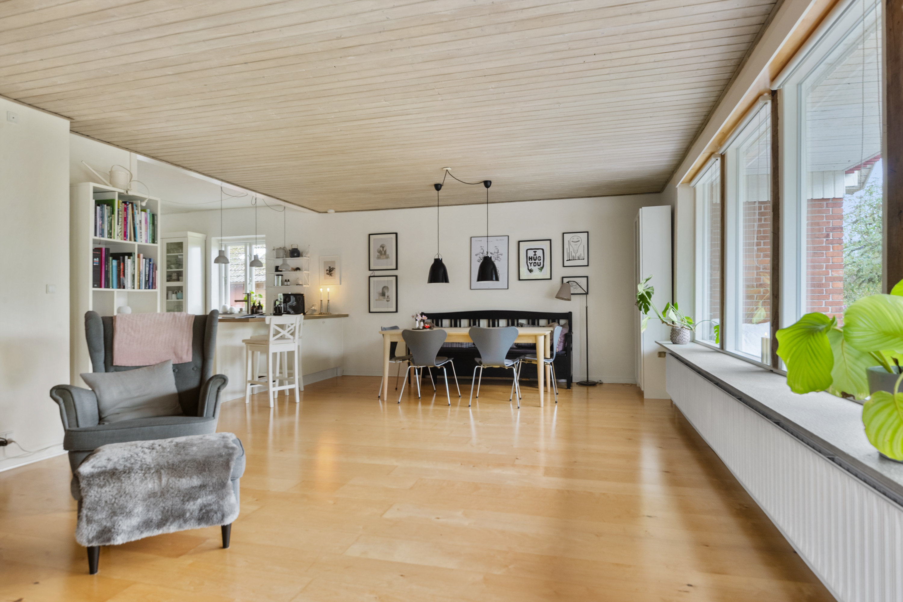 Fremhævet stue billede i fuldskærmstilstand. Billede af Balshavevej 14, Over Randlev, 8300 Odder