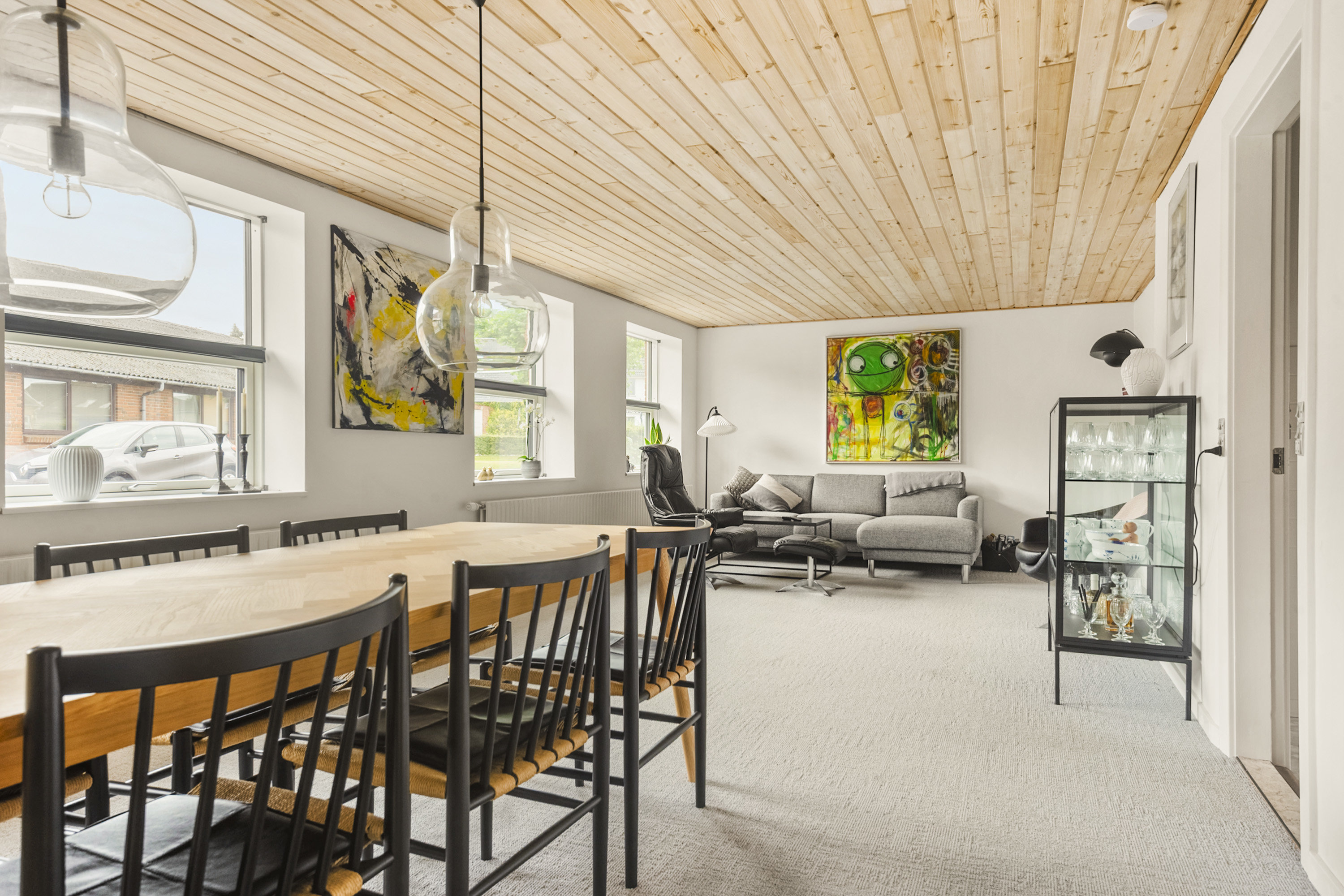 Fremhævet spisestue billede i fuldskærmstilstand. Billede af Langgade 5, 8350 Hundslund