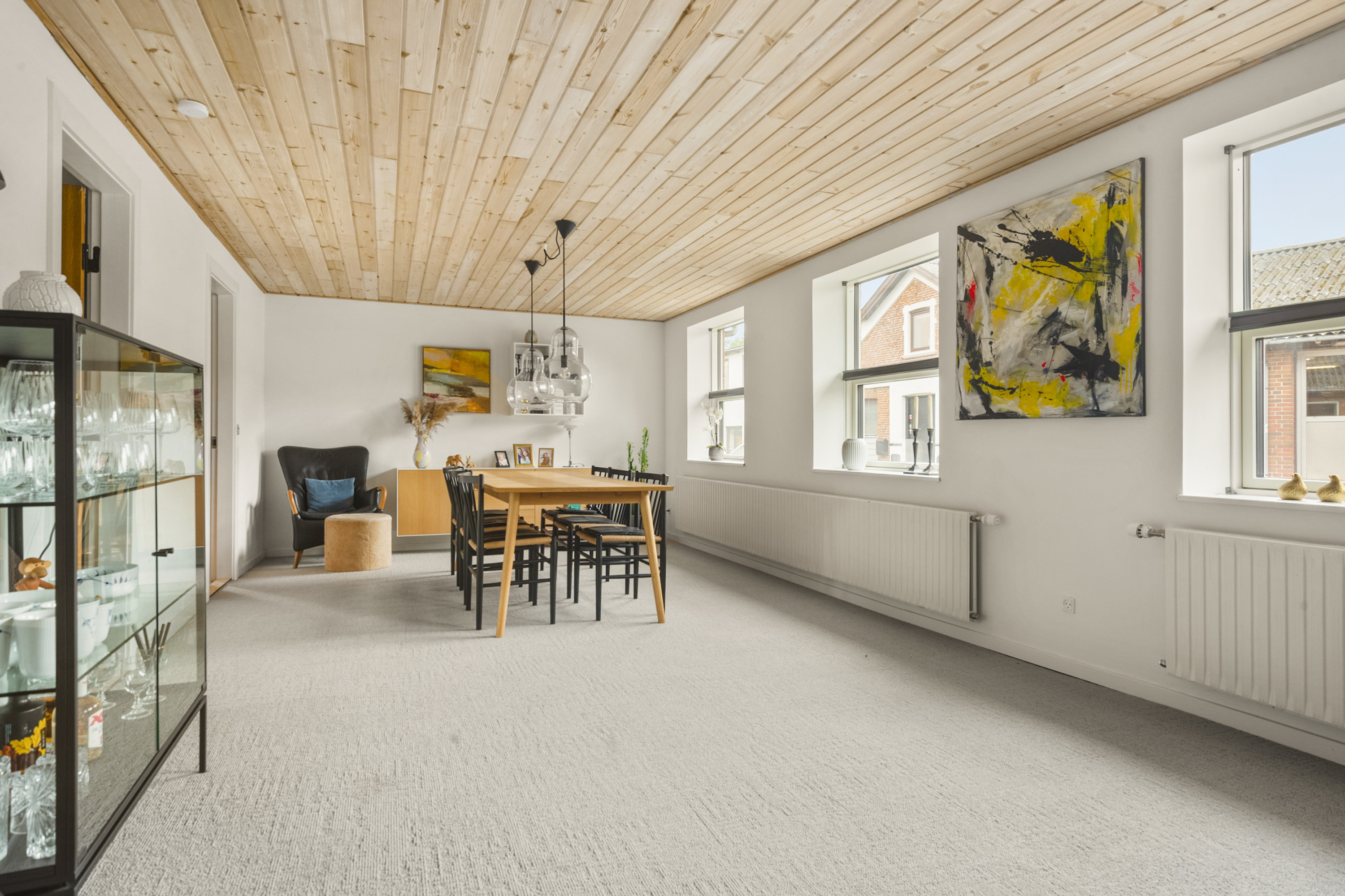Fremhævet spisestue billede i fuldskærmstilstand. Billede af Langgade 5, 8350 Hundslund