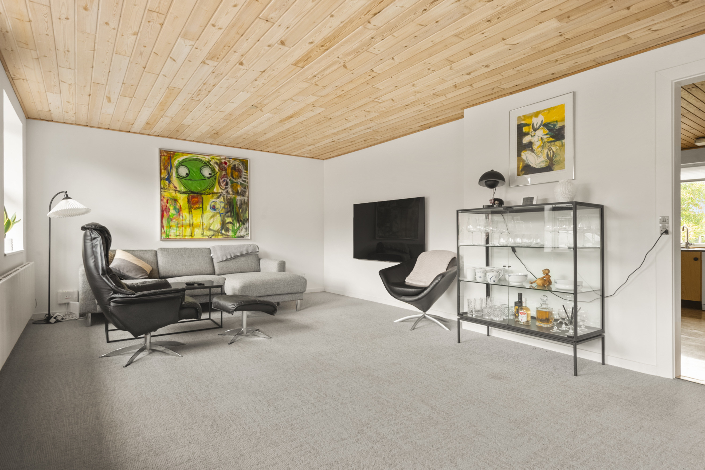 Fremhævet stue billede i fuldskærmstilstand. Billede af Langgade 5, 8350 Hundslund