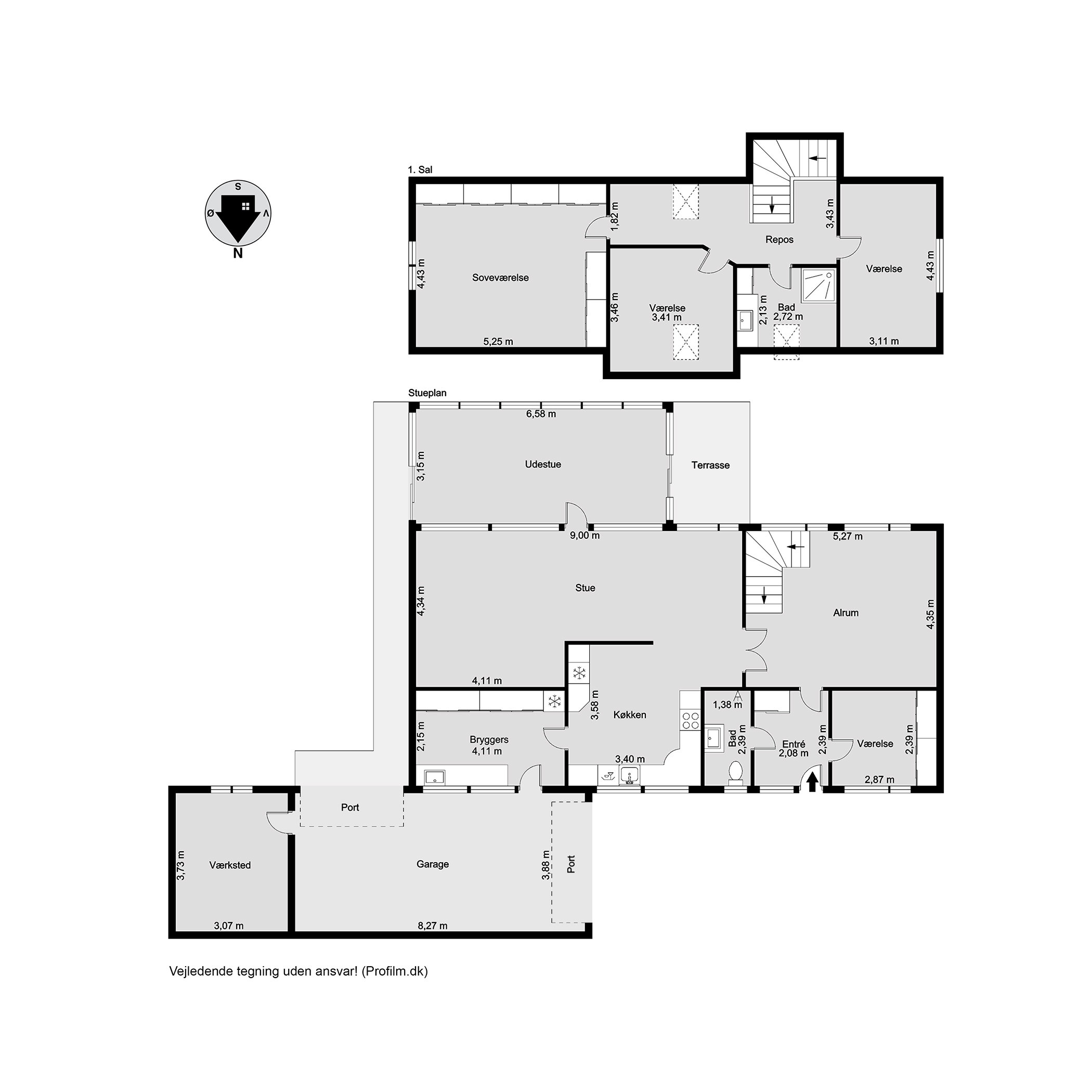Plantegninger billede af Ballumvej 7, 6000 Kolding