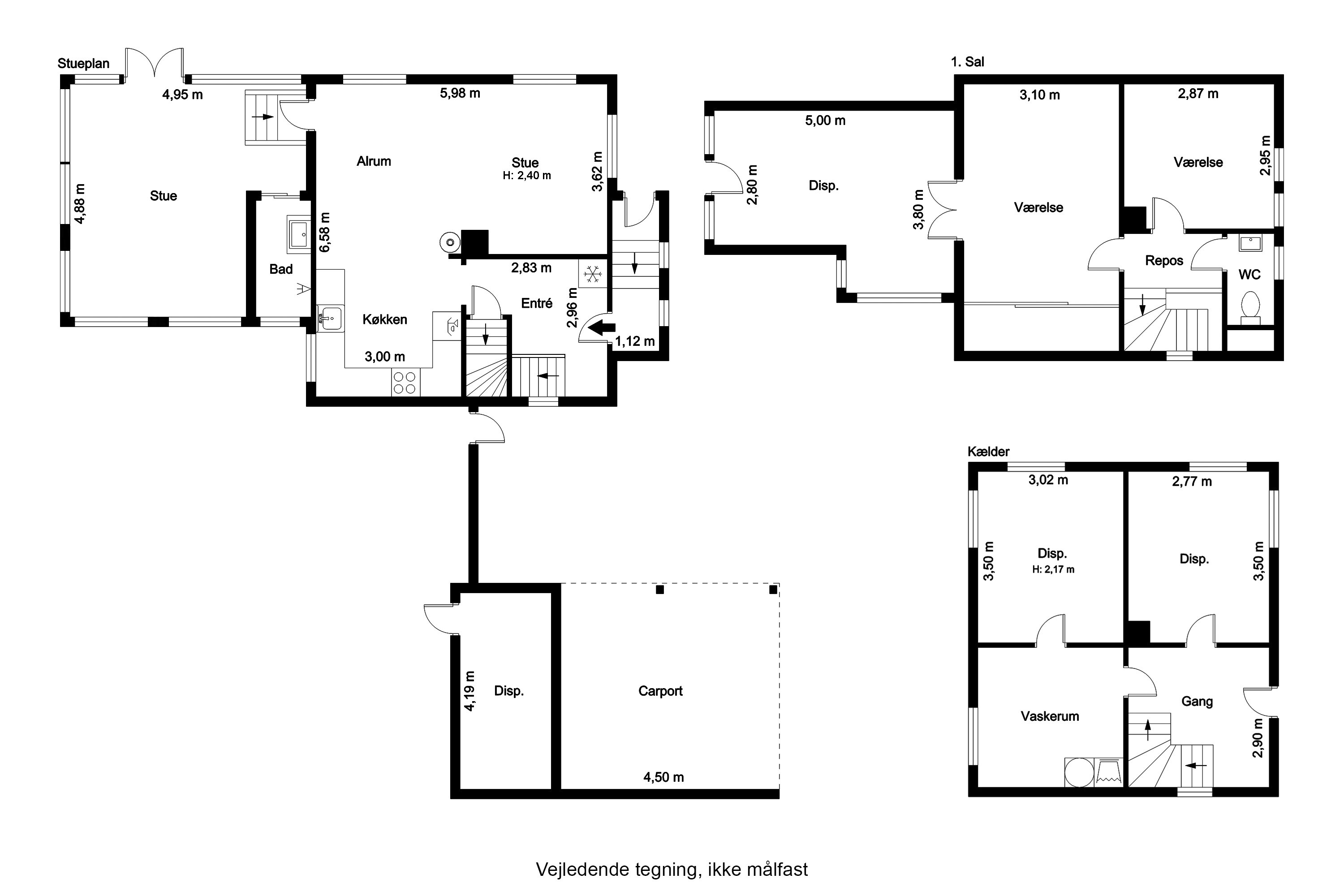 Plantegninger billede af Uldumvej 37, 2770 Kastrup
