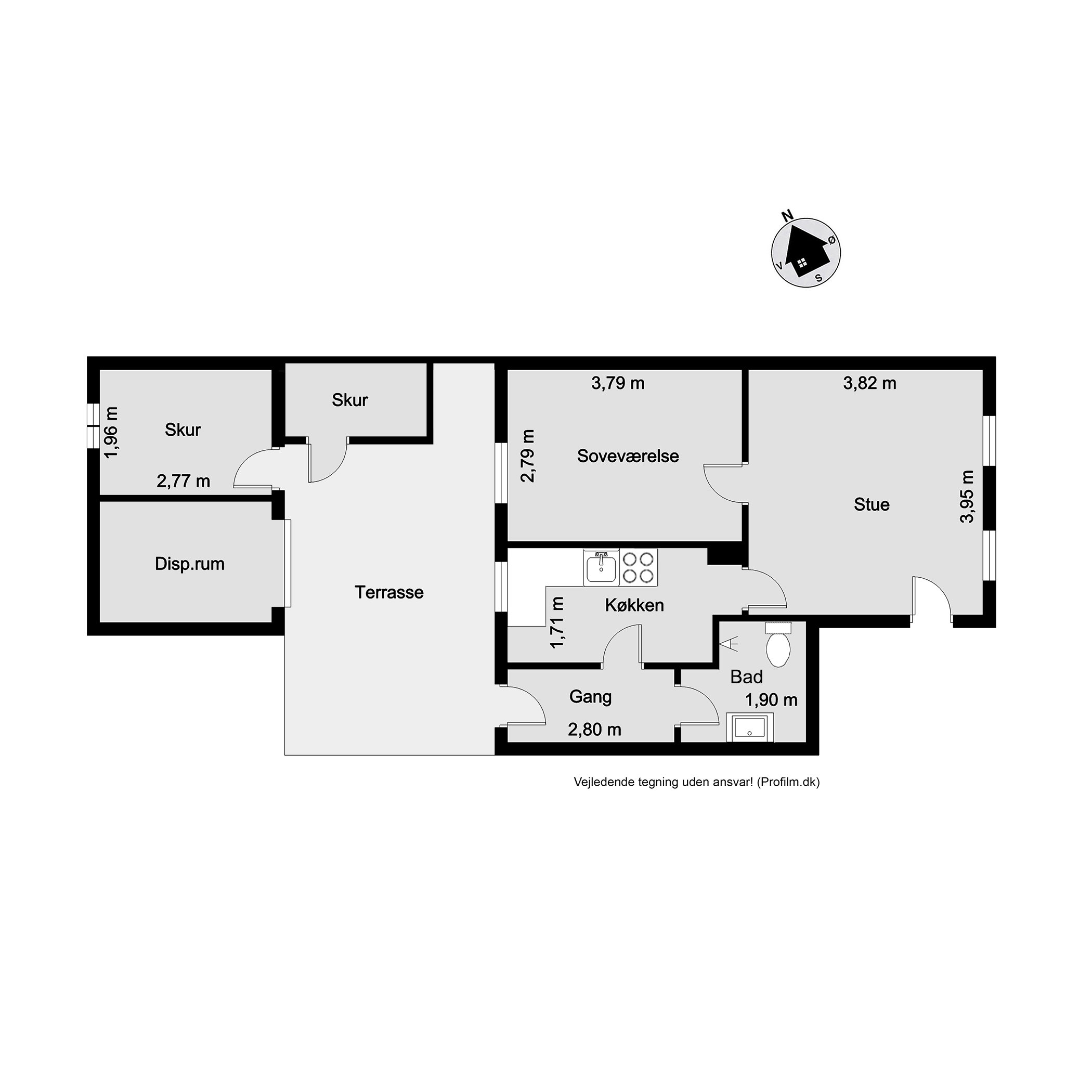 Plantegninger billede af Clemensgade 18, st.., 6000 Kolding