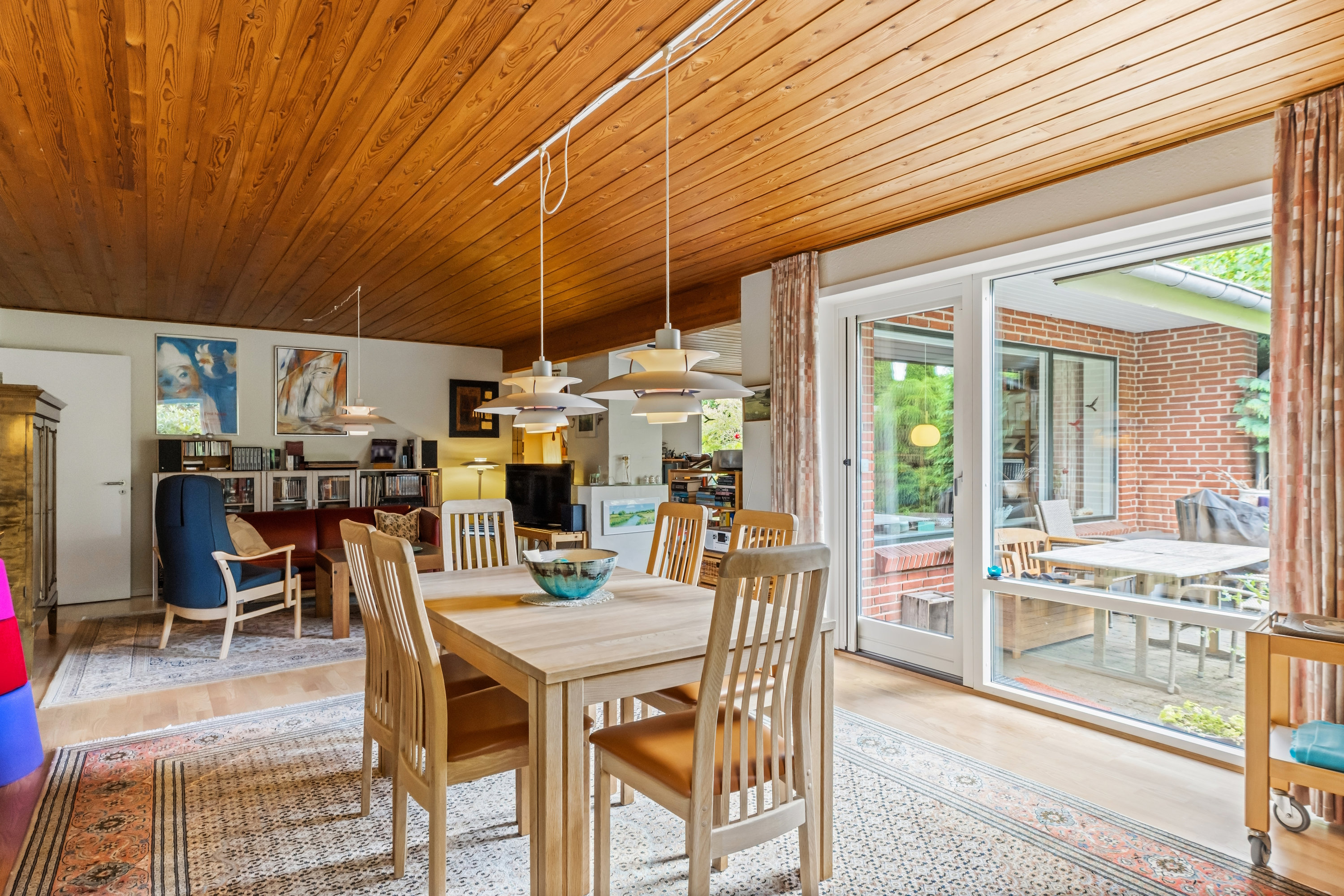 Fremhævet stue billede i fuldskærmstilstand. Billede af Vedelsvej 10, 6760 Ribe