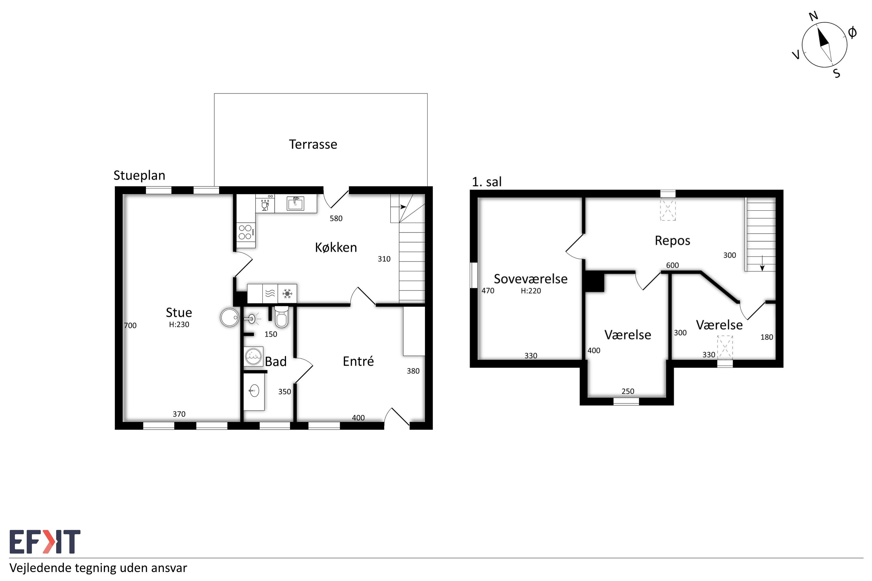 Plantegninger billede af Stationsvej 12, Boulstrup, 8300 Odder