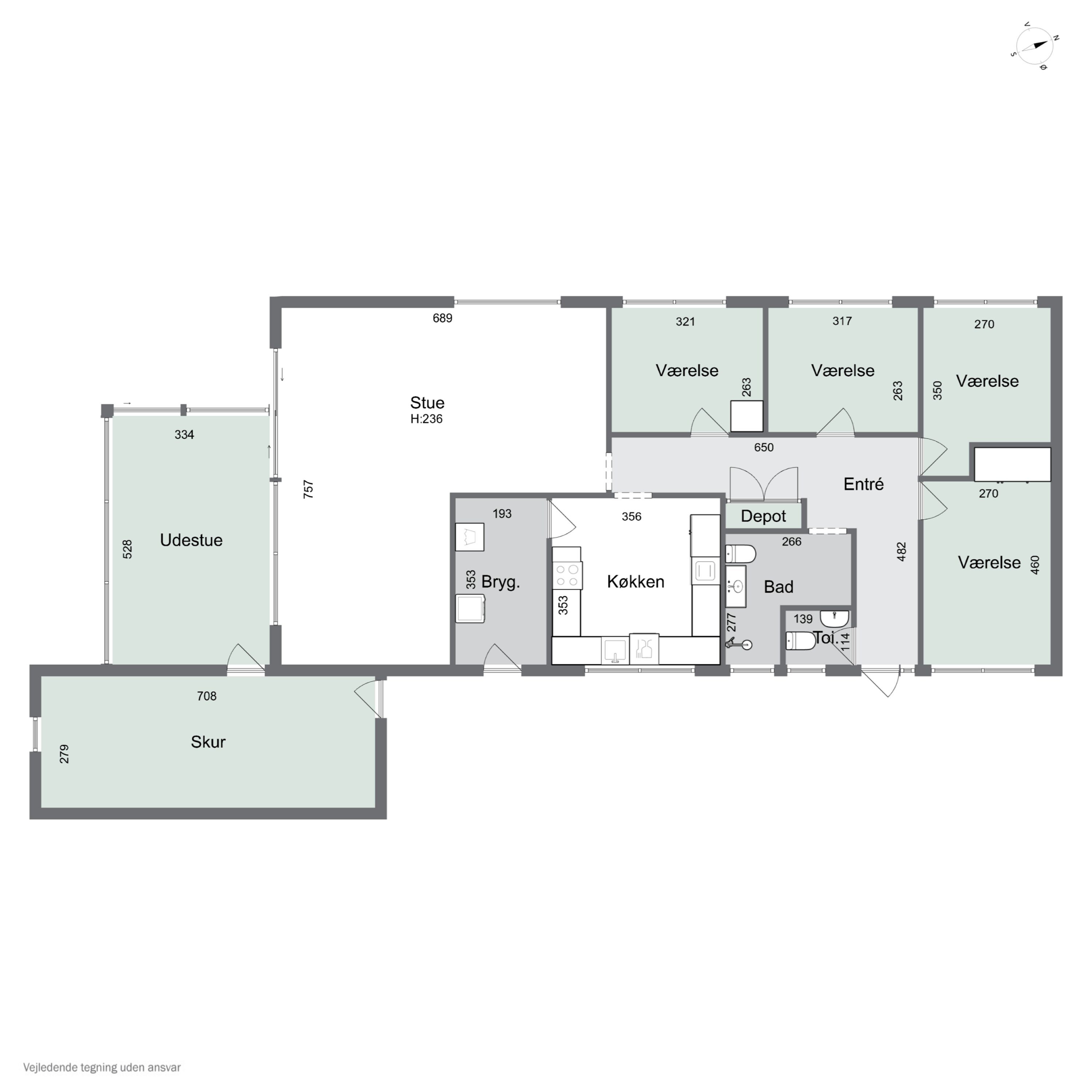 Plantegninger billede af Rørvigvej 41, 4500 Nykøbing Sj