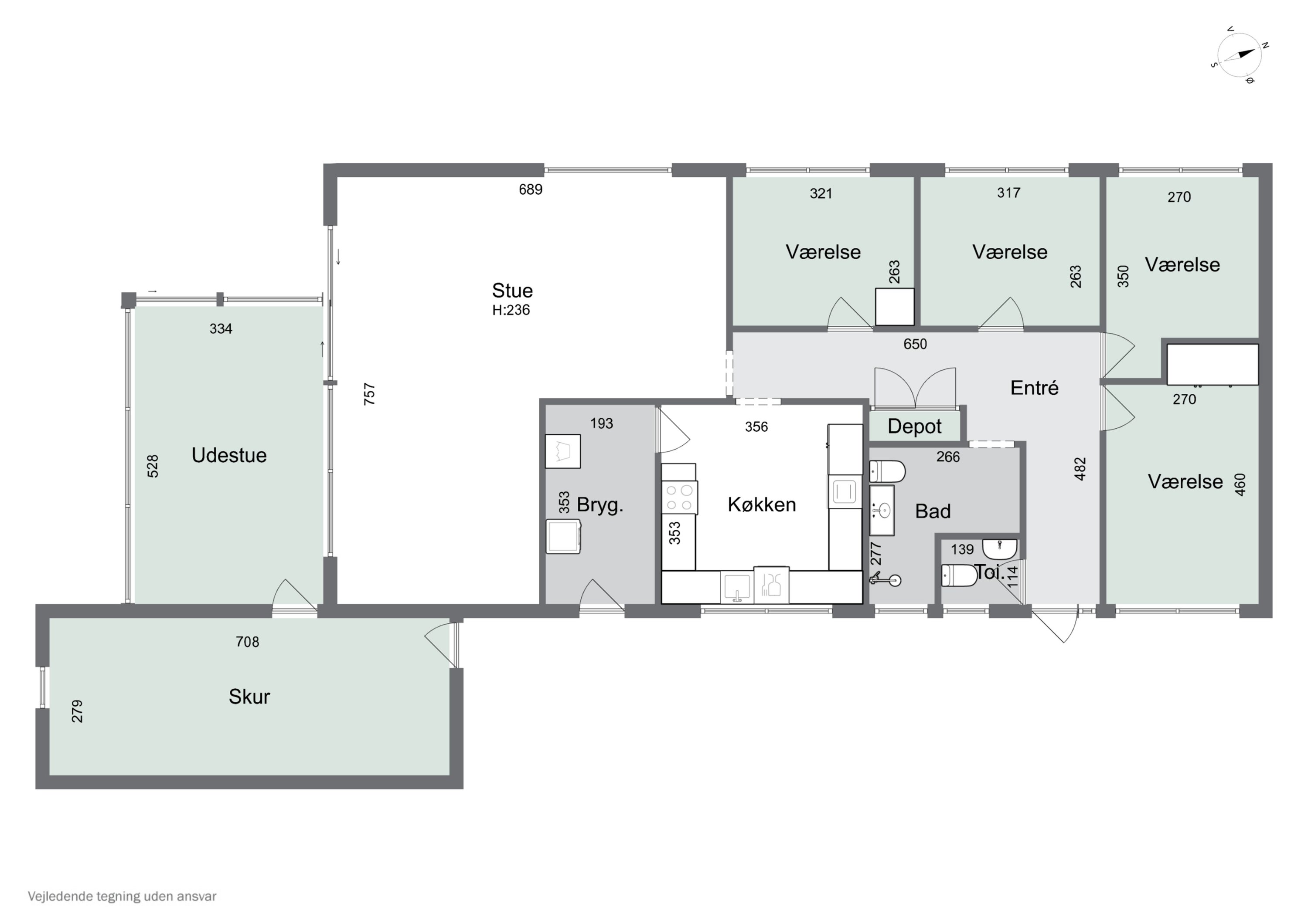 Plantegninger billede af Rørvigvej 41, 4500 Nykøbing Sj