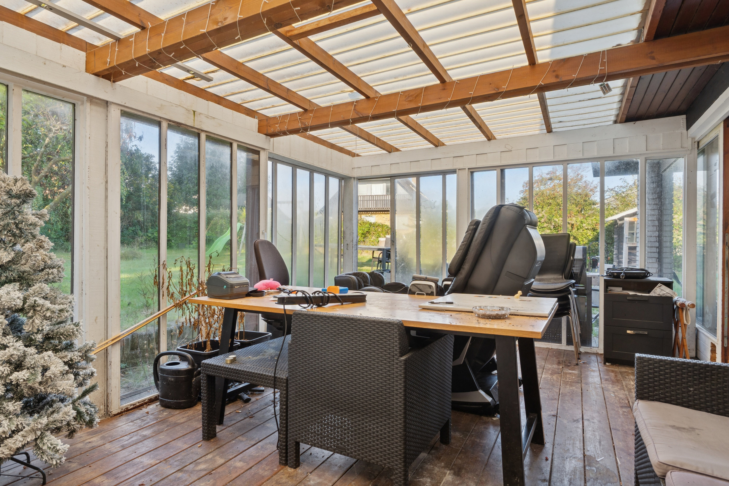 Fremhævet overdækket terrasse billede i fuldskærmstilstand. Billede af Rørvigvej 41, 4500 Nykøbing Sj