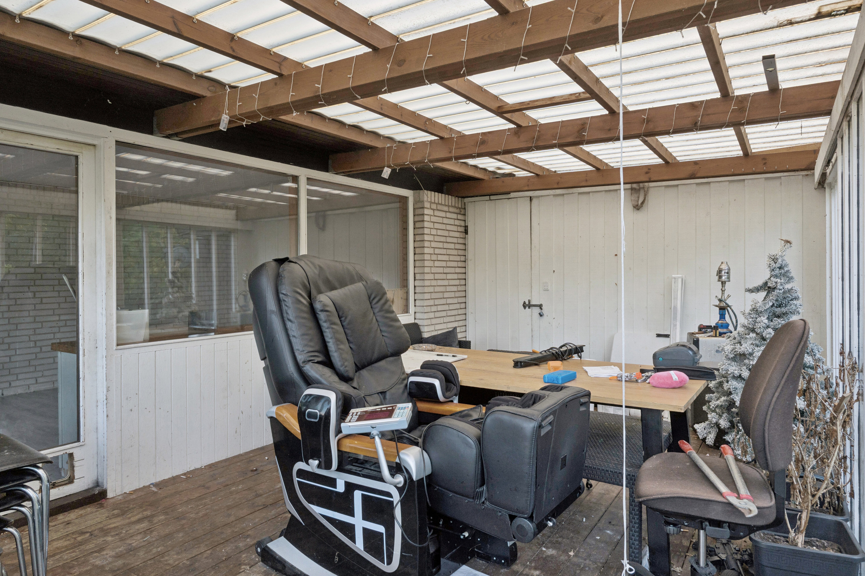 Fremhævet overdækket terrasse billede i fuldskærmstilstand. Billede af Rørvigvej 41, 4500 Nykøbing Sj