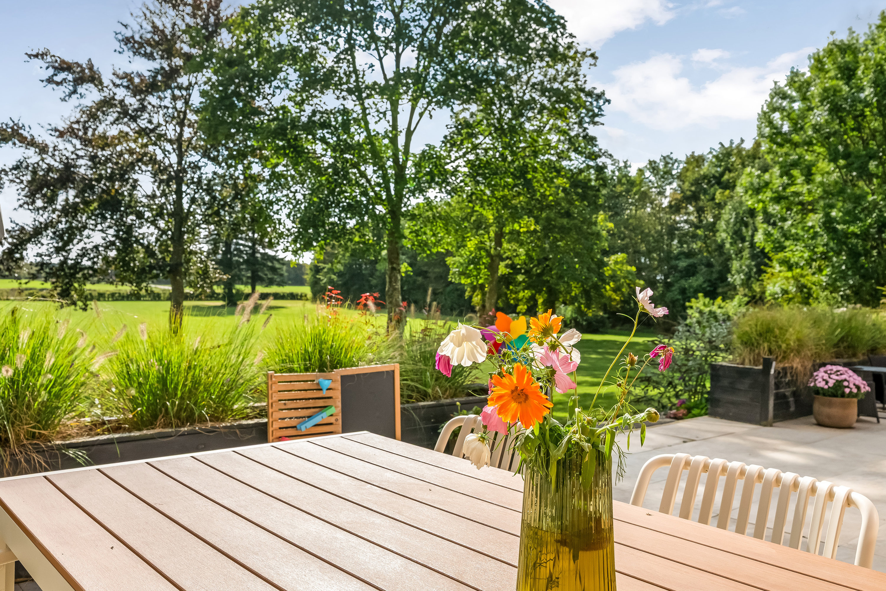 Fremhævet terrasse billede i fuldskærmstilstand. Billede af Nørre Hvamvej 3, Borbjerg, 7500 Holstebro