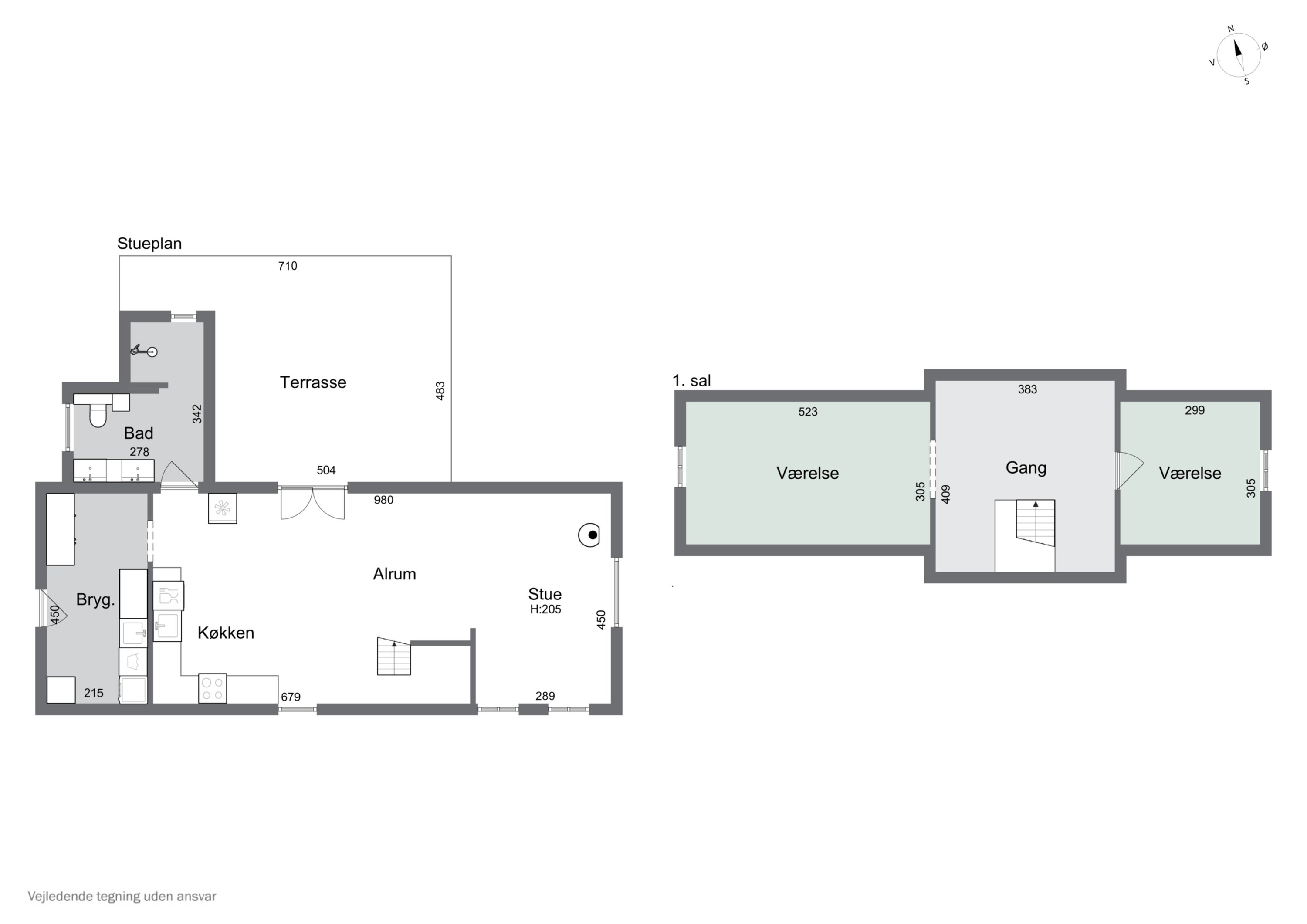 Plantegninger billede af Højgårdsvej 41, Eskilstrup, 4683 Rønnede