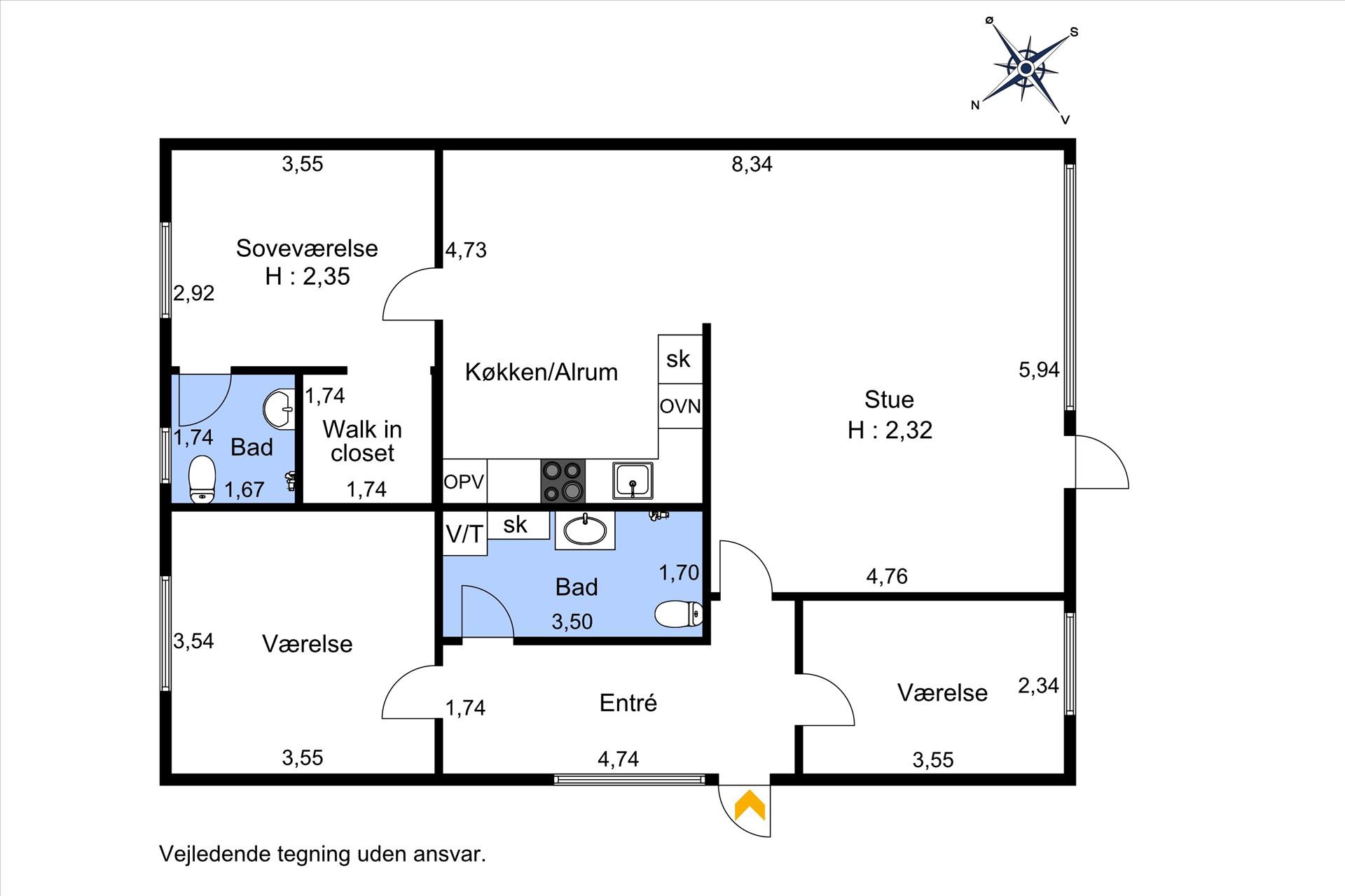 Plantegninger billede af Griegsvej 150, 7500 Holstebro