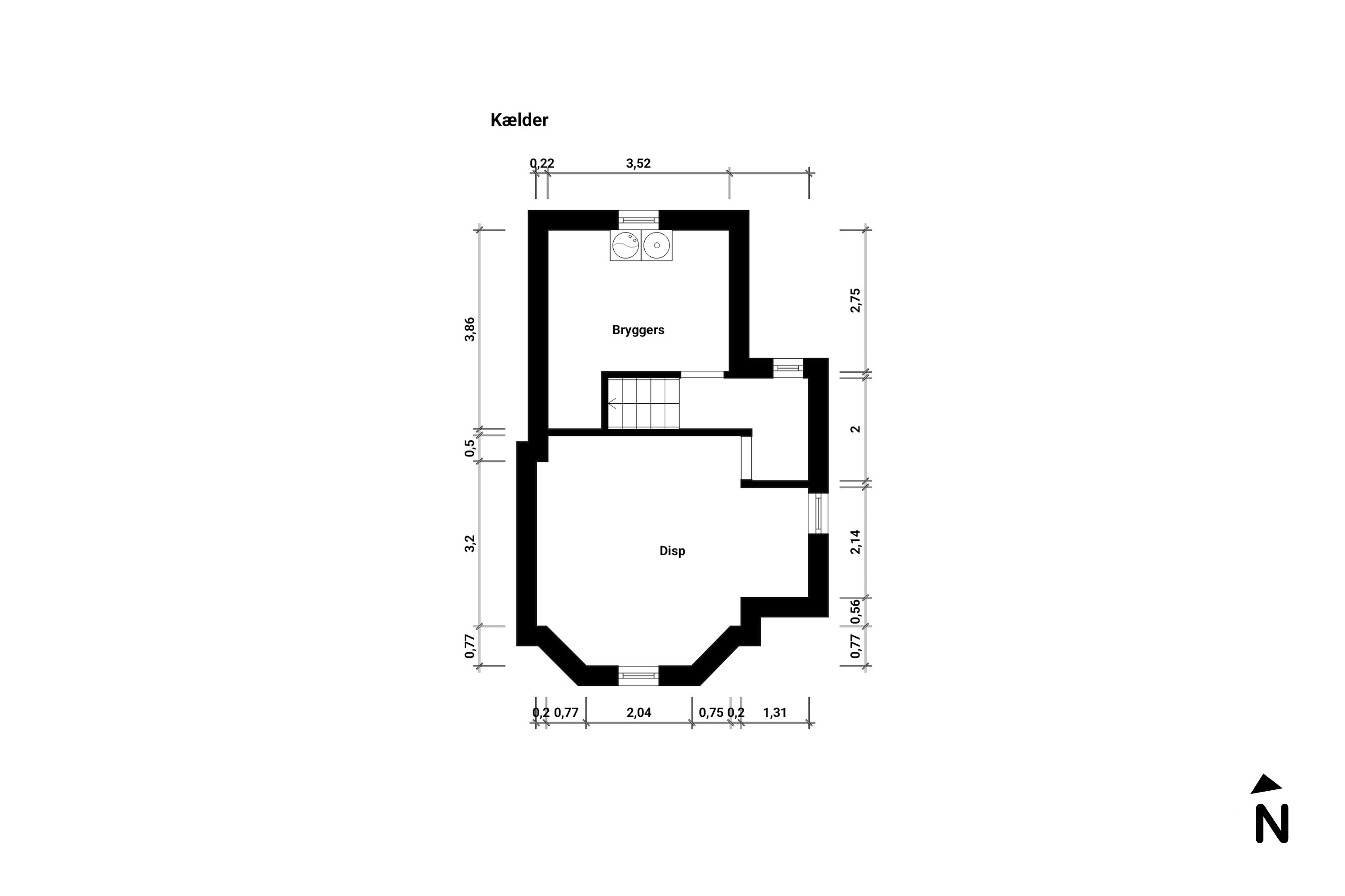 Plantegninger billede af Hesnæsvej 53, Moseby, 4871 Horbelev