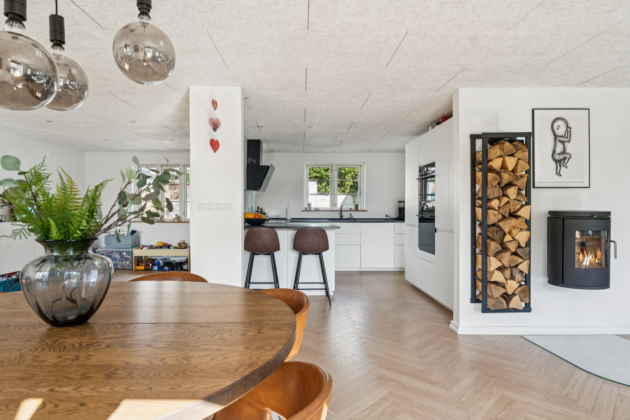 Fremhævet spisestue billede i fuldskærmstilstand. Billede af Bytoften 3, Over Fussing, 8920 Randers NV