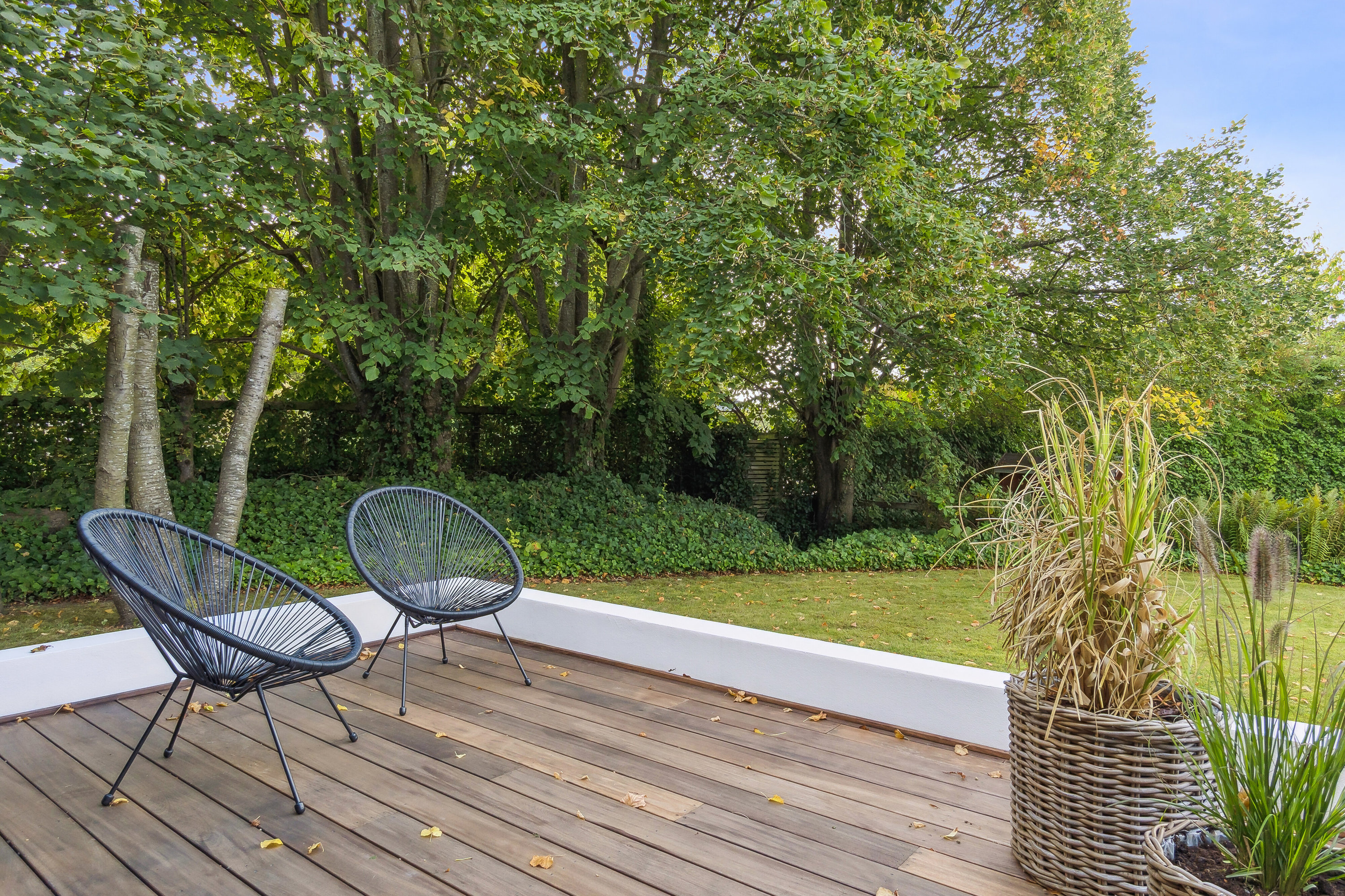 Fremhævet set fra haven billede i fuldskærmstilstand. Billede af Holmegårdsvej 41, 8270 Højbjerg