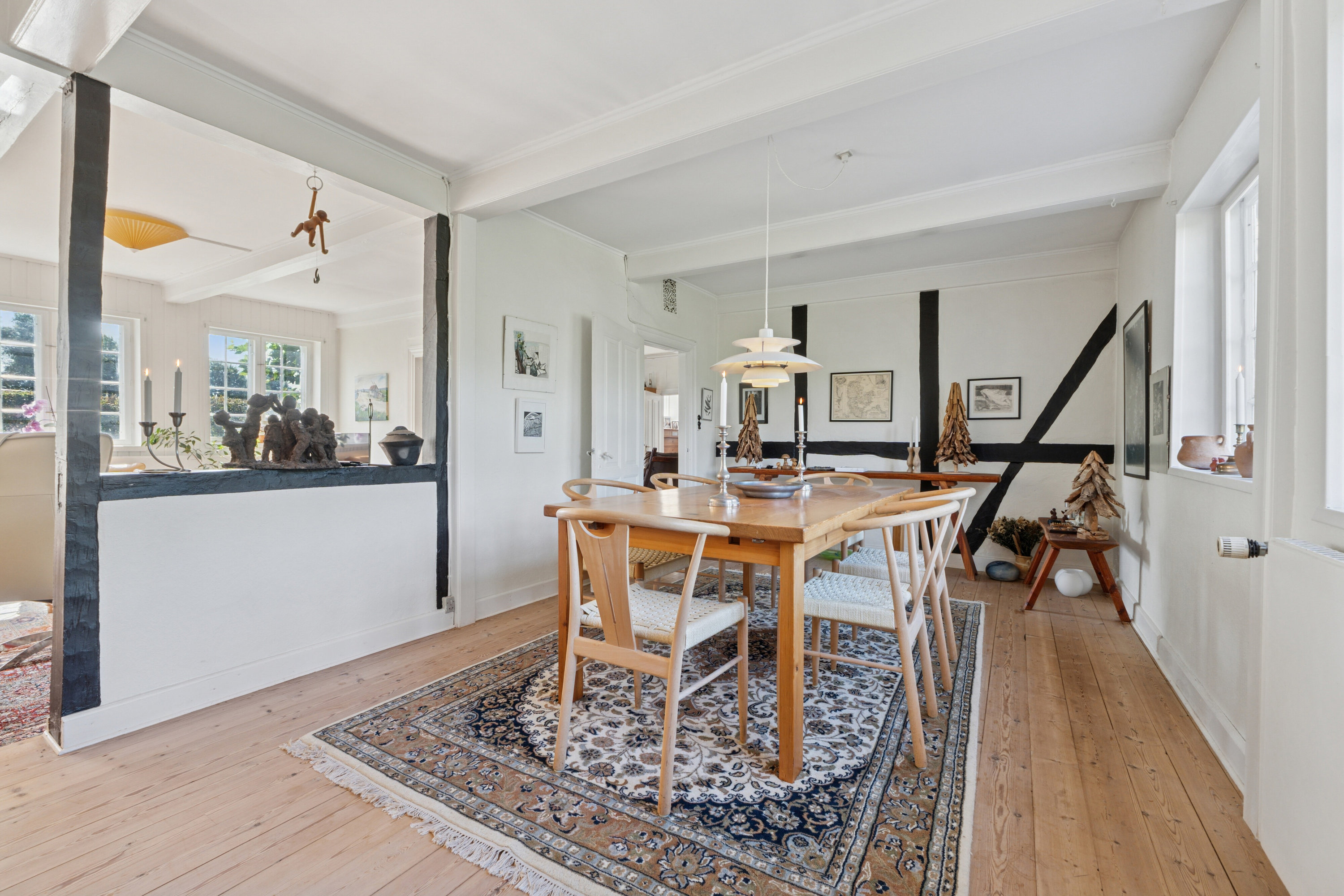 Fremhævet spisestue billede i fuldskærmstilstand. Billede af Skolevej 5, Tullebølle, 5953 Tranekær