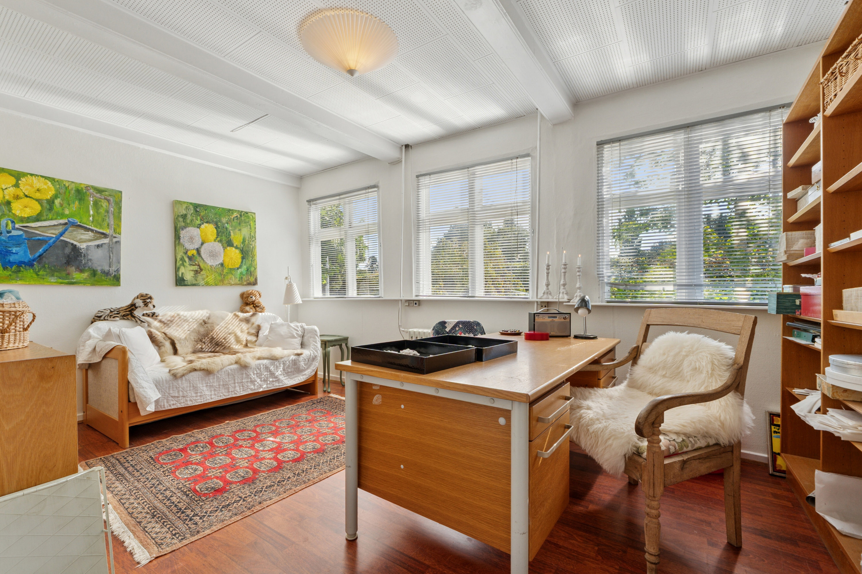 Fremhævet stue billede i fuldskærmstilstand. Billede af Skolevej 5, Tullebølle, 5953 Tranekær