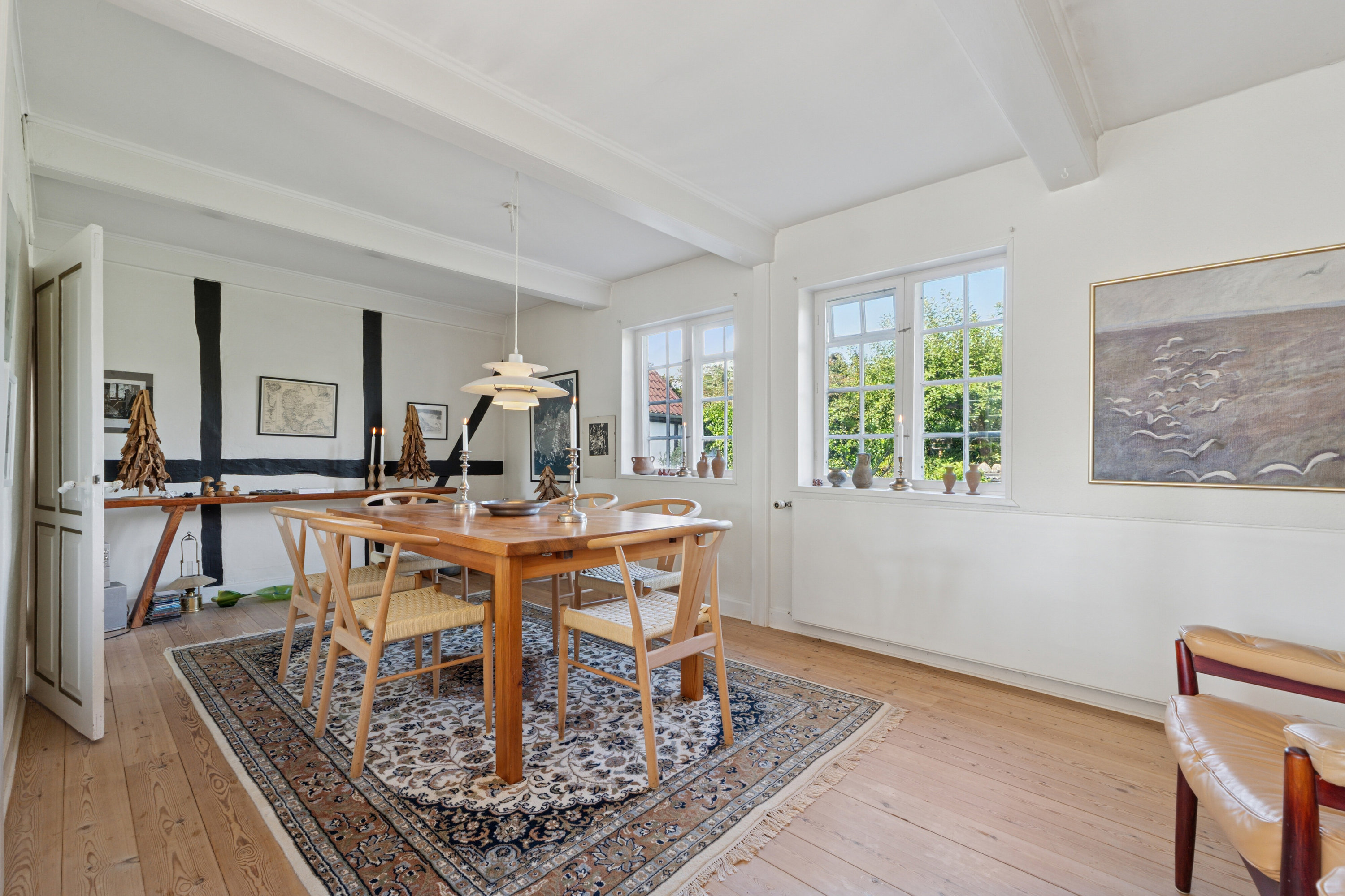 Fremhævet spisestue billede i fuldskærmstilstand. Billede af Skolevej 5, Tullebølle, 5953 Tranekær