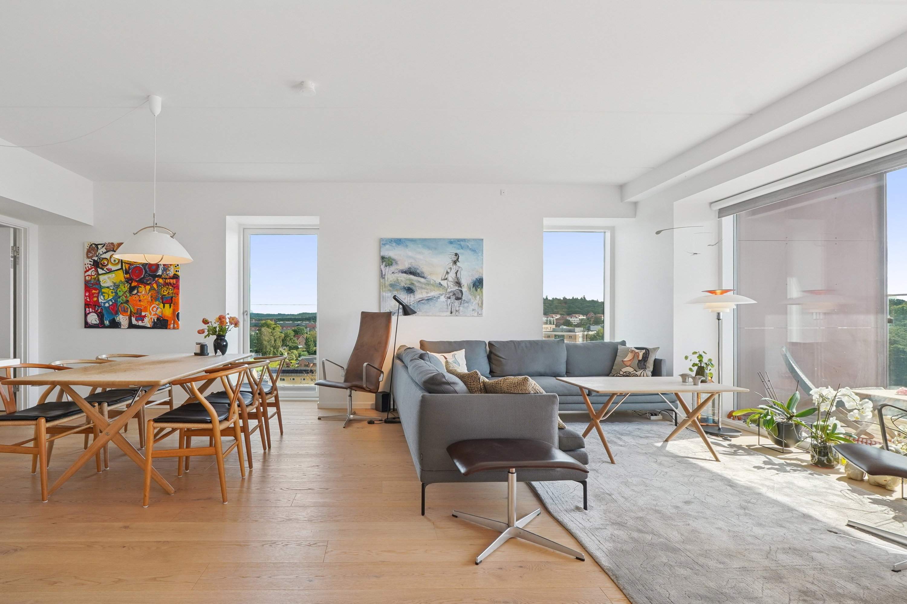 Fremhævet stue billede i fuldskærmstilstand. Billede af Papirfabrikken 52, 11. 2., 8600 Silkeborg