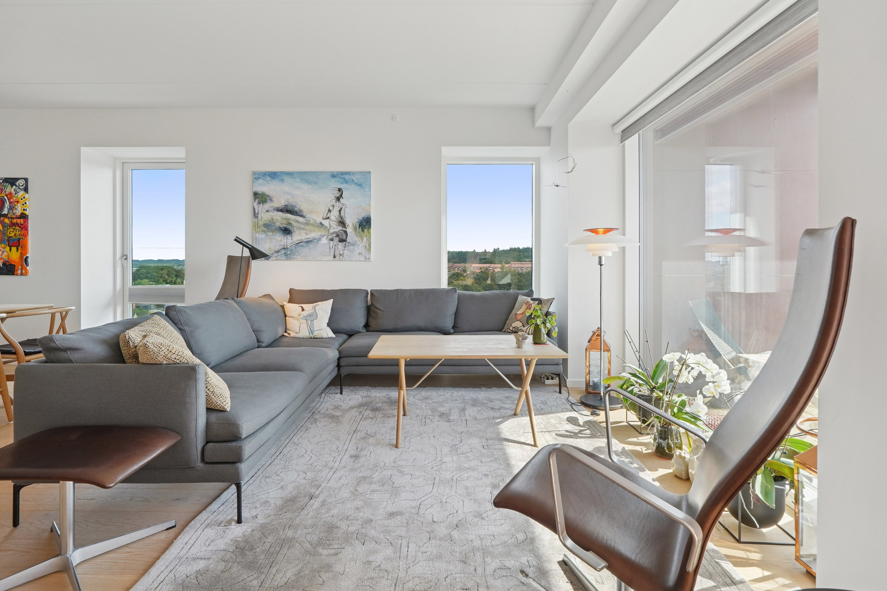 Fremhævet stue billede i fuldskærmstilstand. Billede af Papirfabrikken 52, 11. 2., 8600 Silkeborg