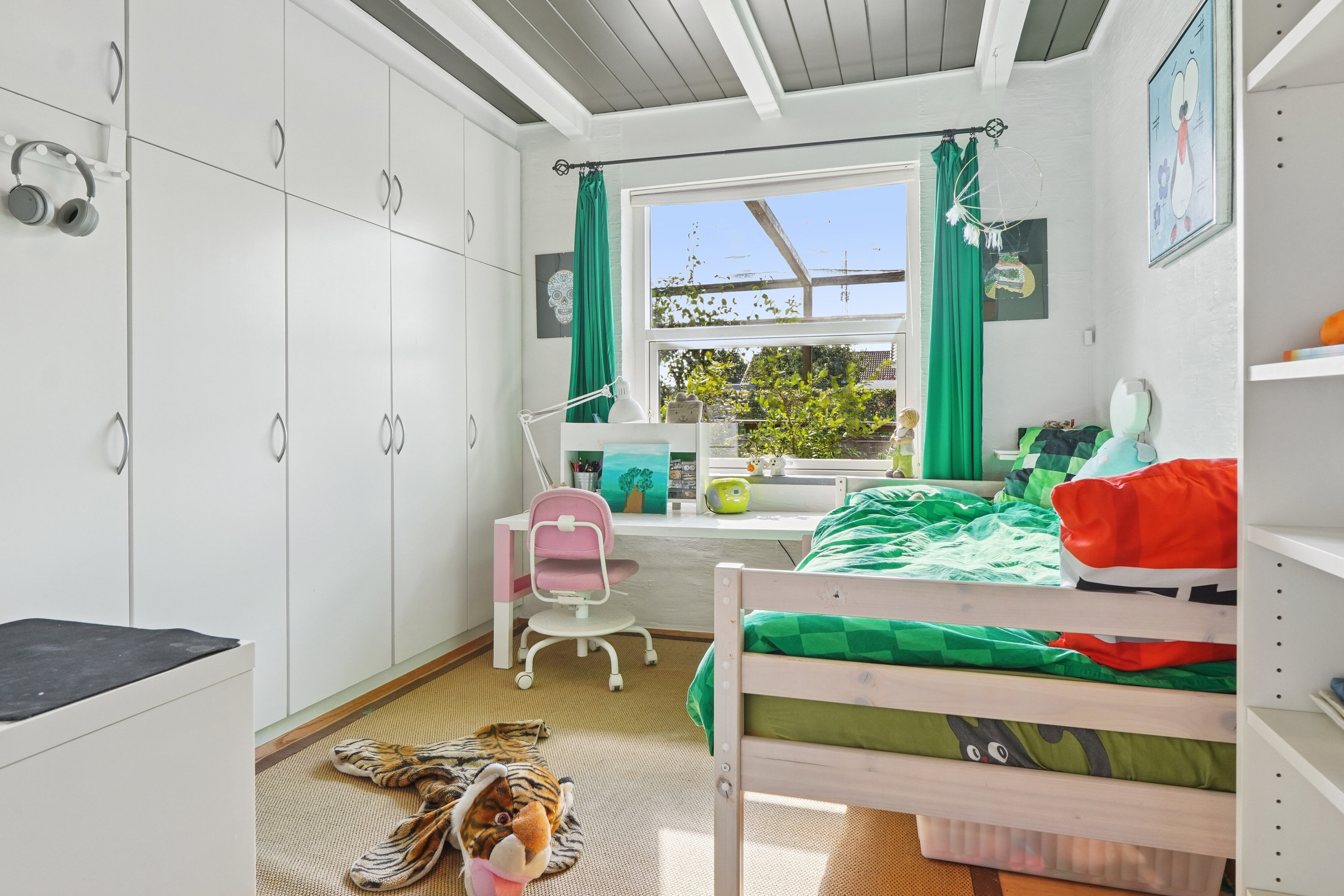 Fremhævet soveværelse billede i fuldskærmstilstand. Billede af Per Kirkebys Vej 1, 7430 Ikast