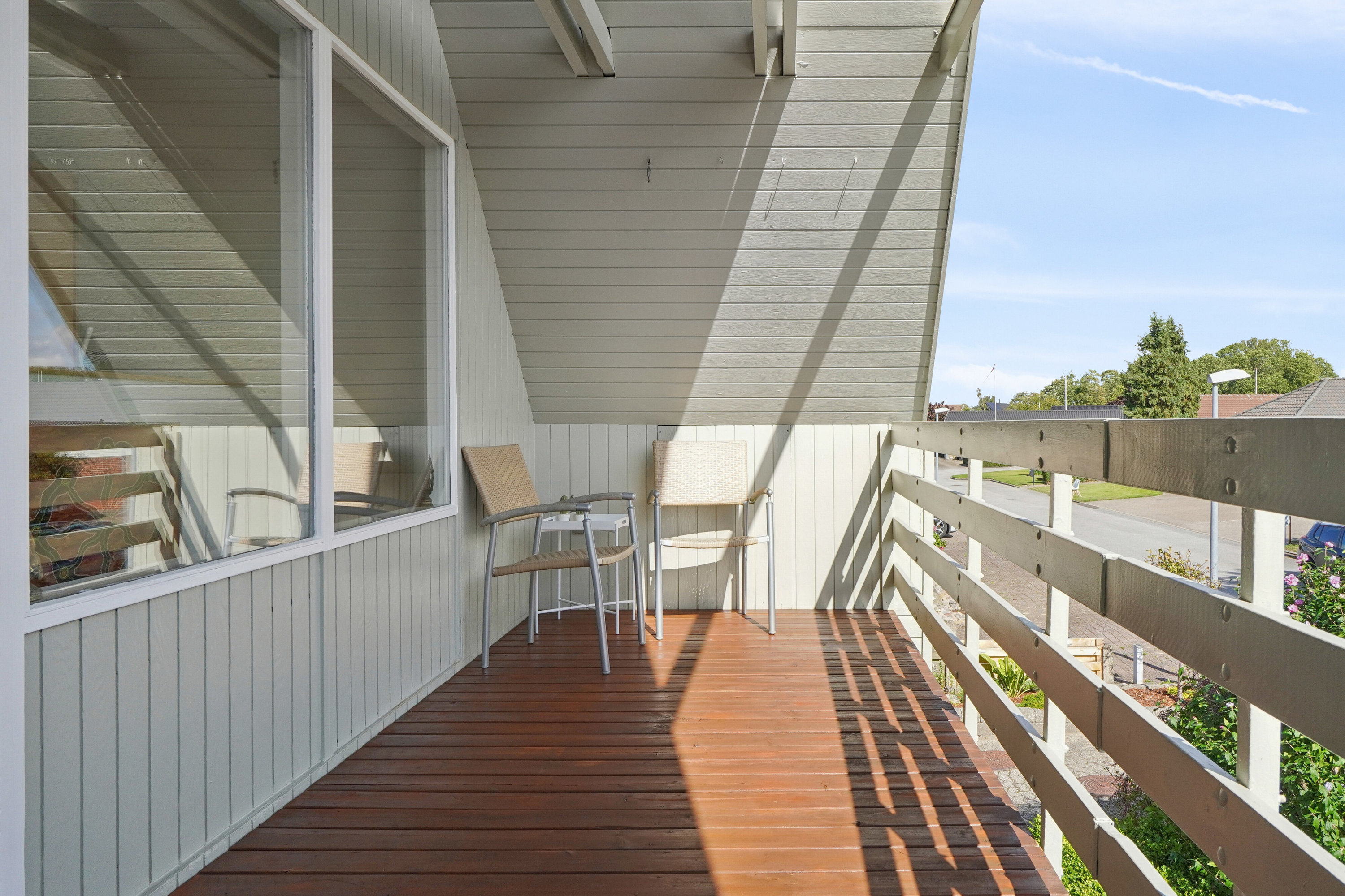 Fremhævet altan billede i fuldskærmstilstand. Billede af Per Kirkebys Vej 1, 7430 Ikast