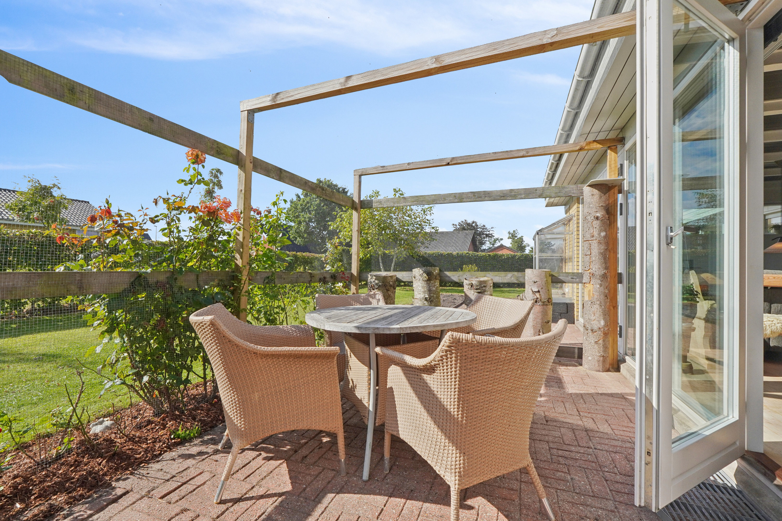 Fremhævet terrasse billede i fuldskærmstilstand. Billede af Per Kirkebys Vej 1, 7430 Ikast