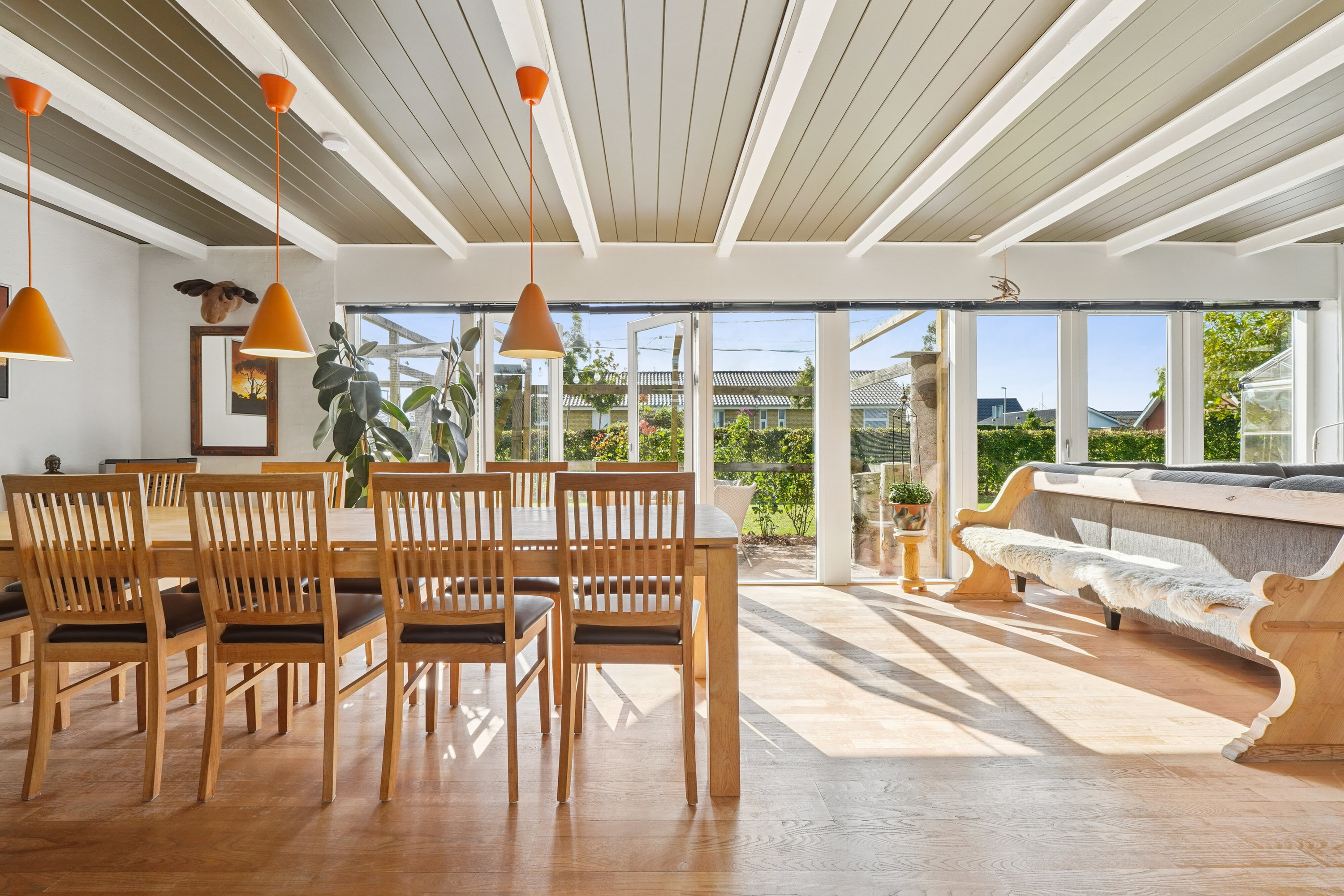 Fremhævet stue billede i fuldskærmstilstand. Billede af Per Kirkebys Vej 1, 7430 Ikast