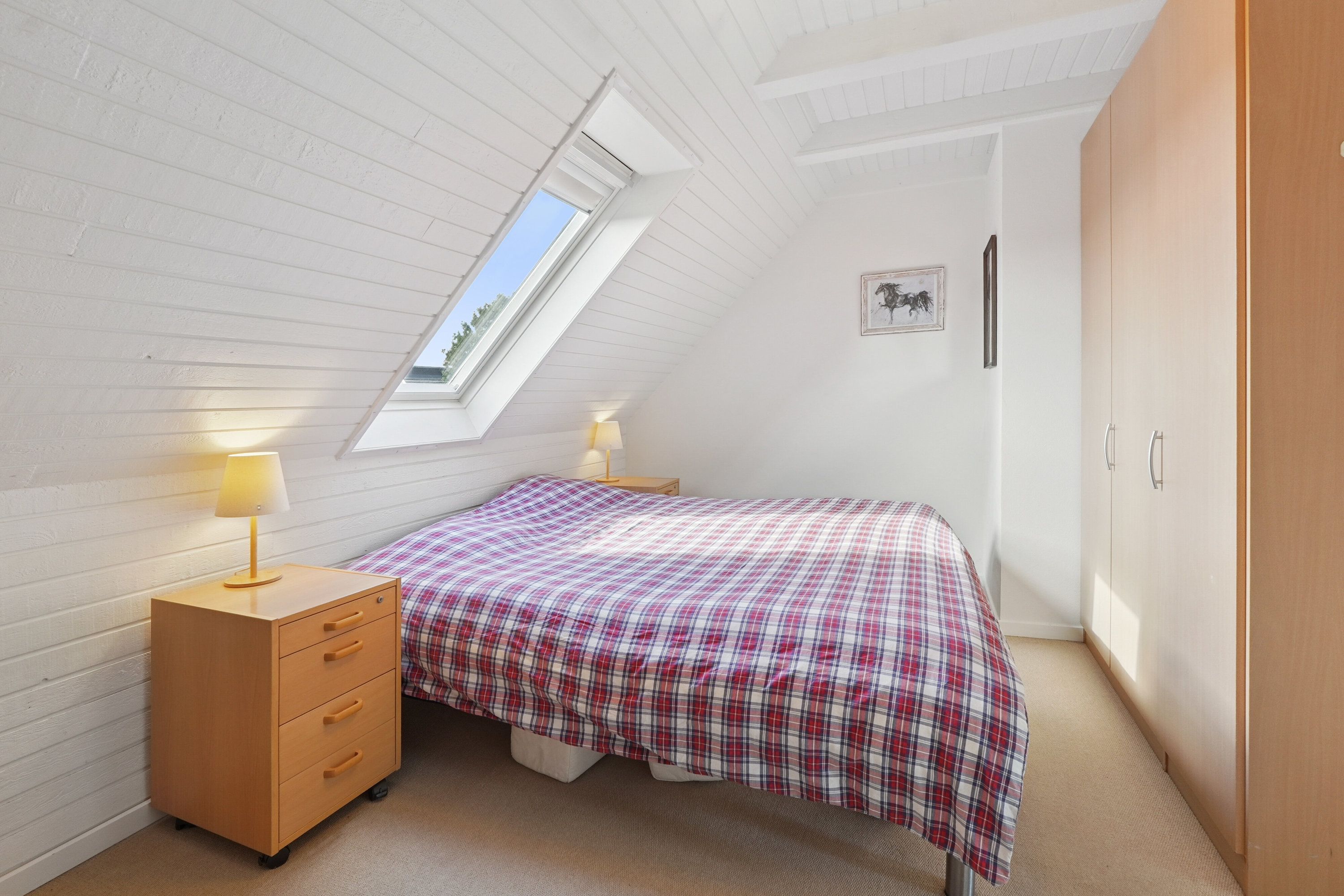 Fremhævet soveværelse billede i fuldskærmstilstand. Billede af Per Kirkebys Vej 1, 7430 Ikast