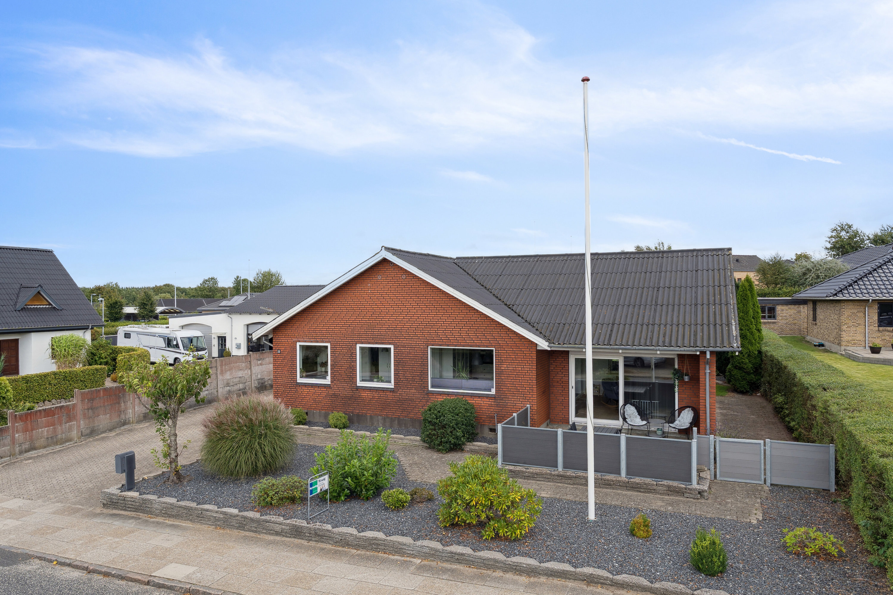 Fremhævet udsigt fra toppen billede i fuldskærmstilstand. Billede af Klochsvej 22, 7441 Bording