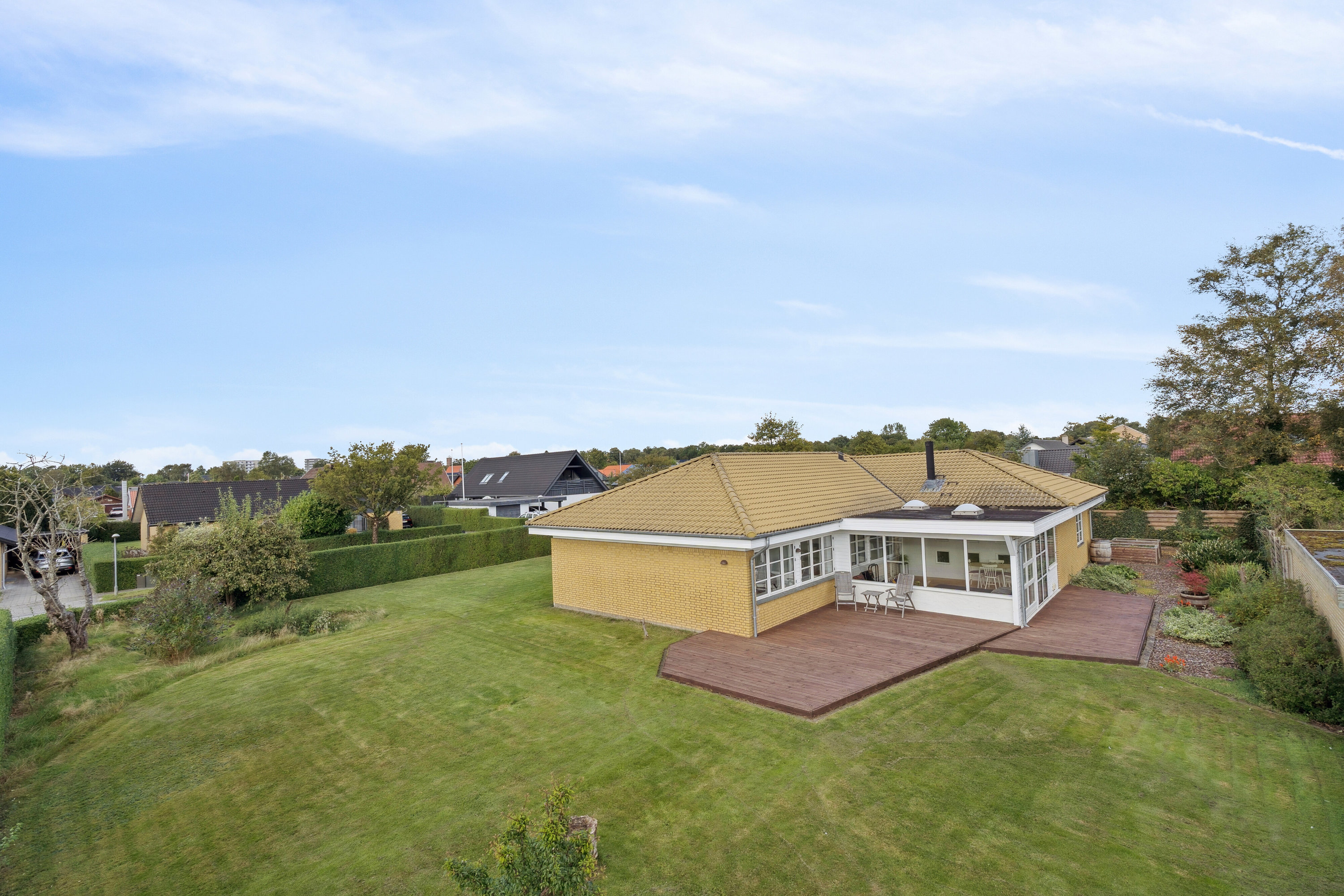 Fremhævet udsigt fra toppen billede i fuldskærmstilstand. Billede af Akacieparken 44, 7430 Ikast