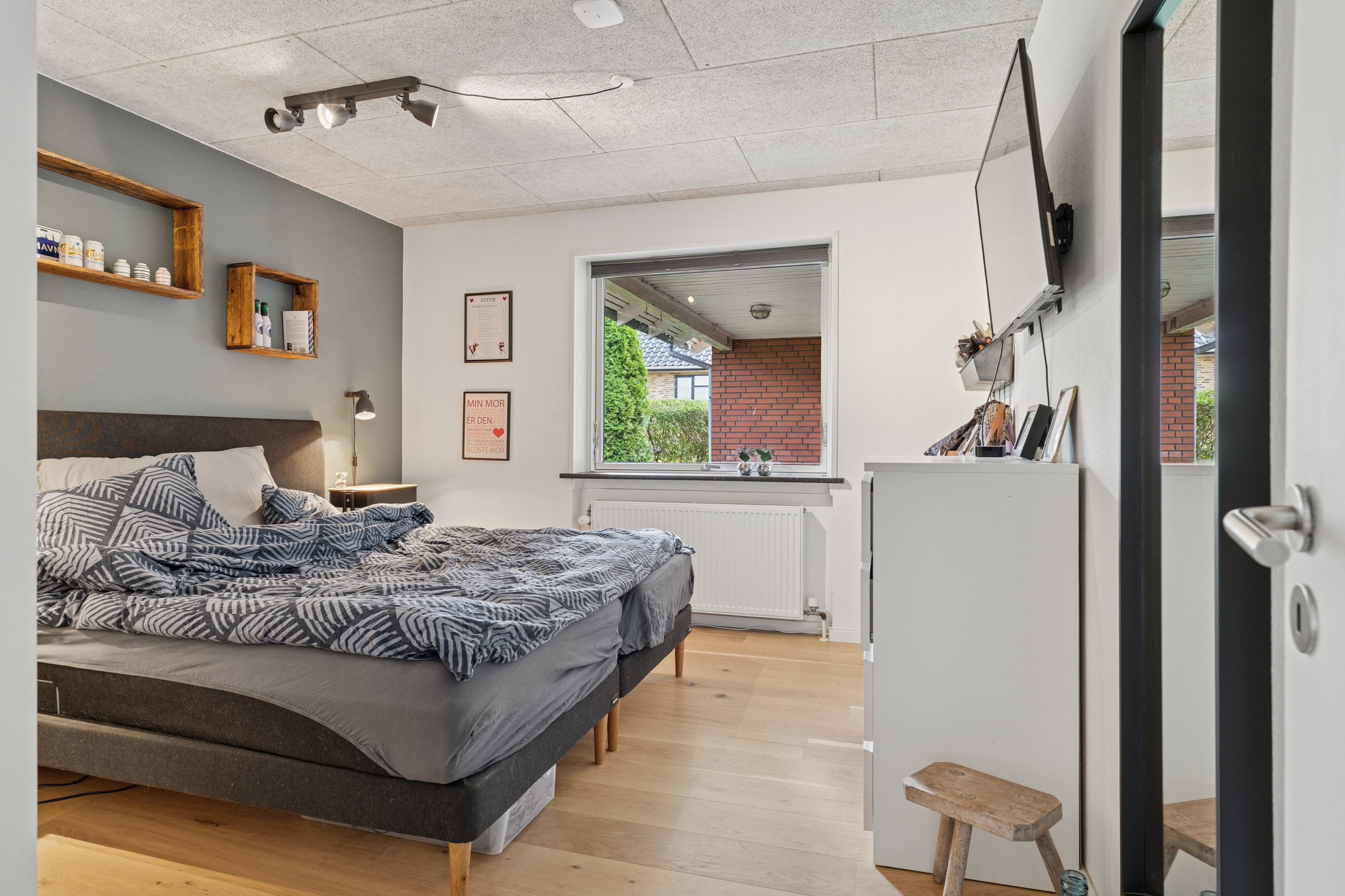 Fremhævet soveværelse billede i fuldskærmstilstand. Billede af Klochsvej 22, 7441 Bording