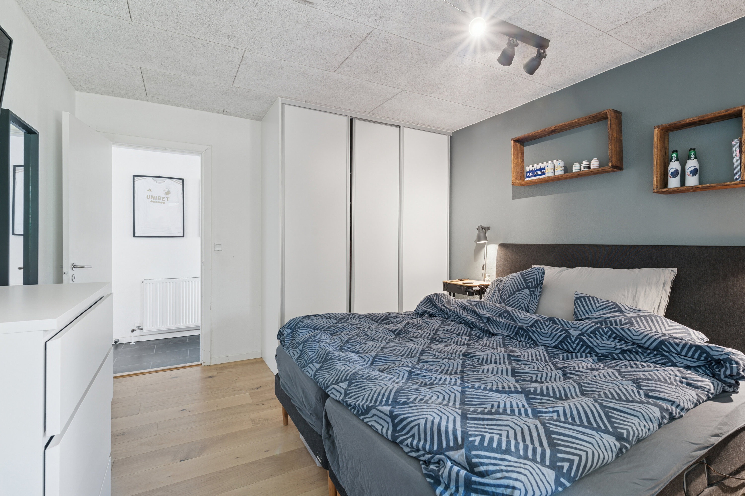 Fremhævet soveværelse billede i fuldskærmstilstand. Billede af Klochsvej 22, 7441 Bording