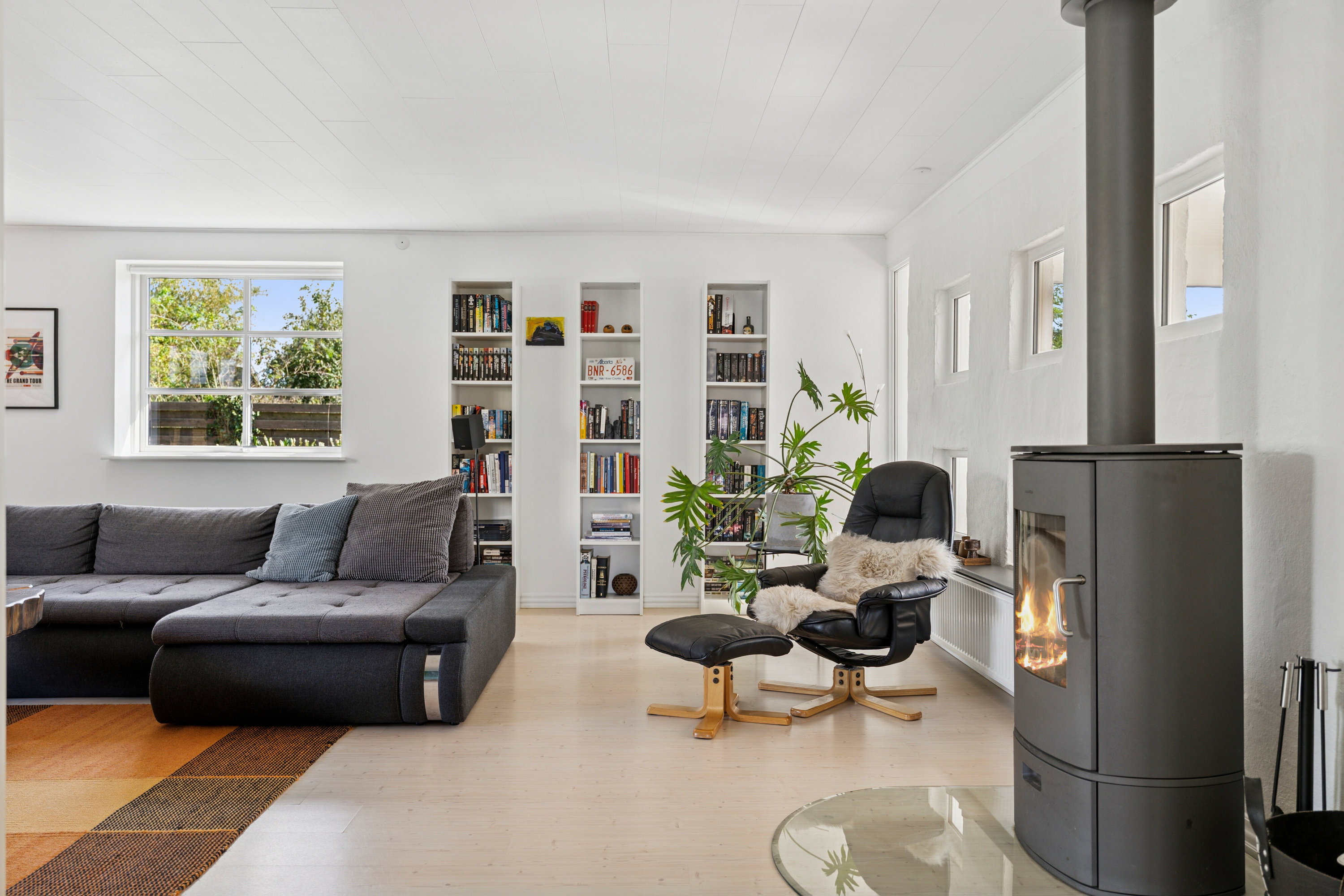 Fremhævet stue billede i fuldskærmstilstand. Billede af Akacieparken 44, 7430 Ikast