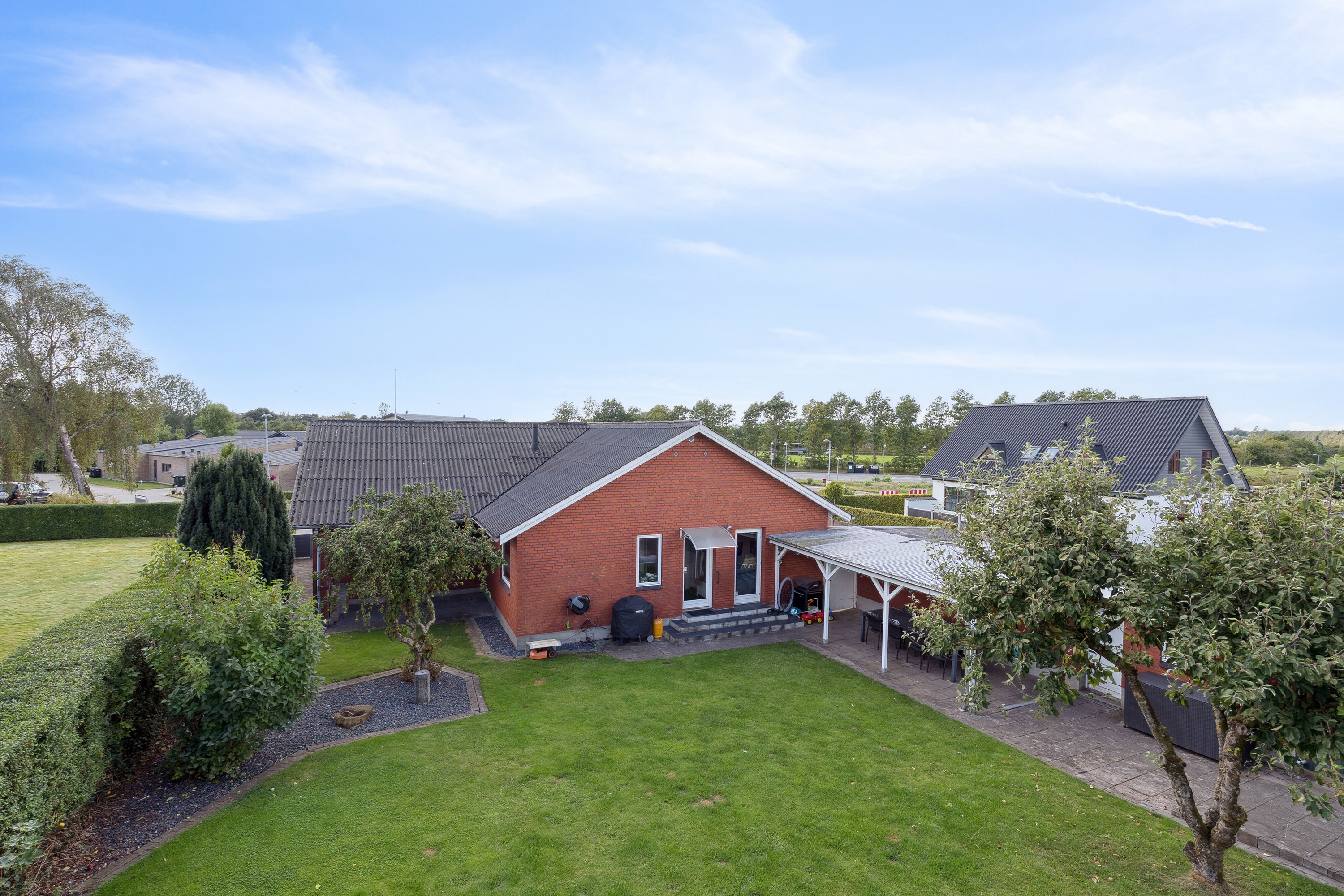 Fremhævet udsigt fra toppen billede i fuldskærmstilstand. Billede af Klochsvej 22, 7441 Bording