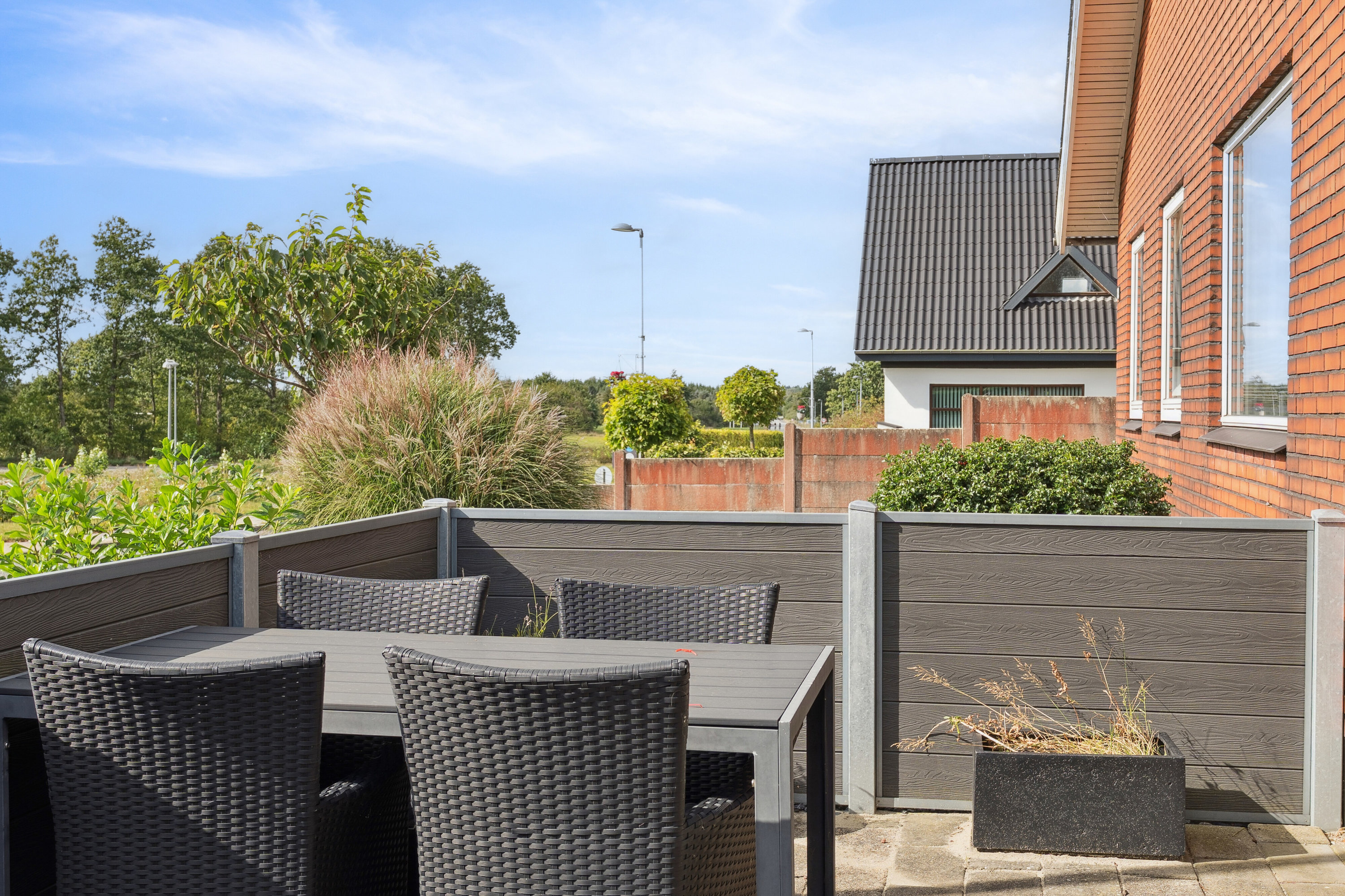 Fremhævet terrasse billede i fuldskærmstilstand. Billede af Klochsvej 22, 7441 Bording